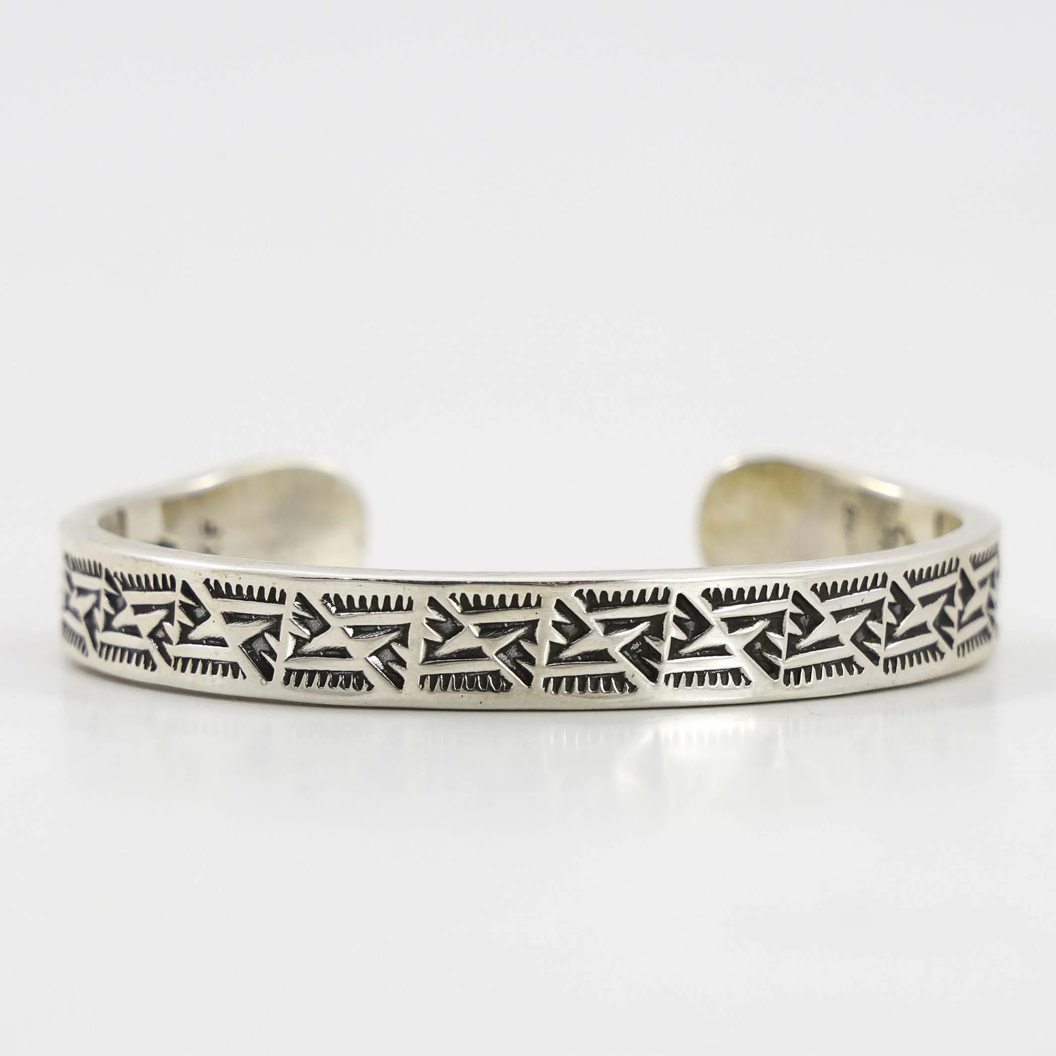 Stamped Silver Cuff - Image 2