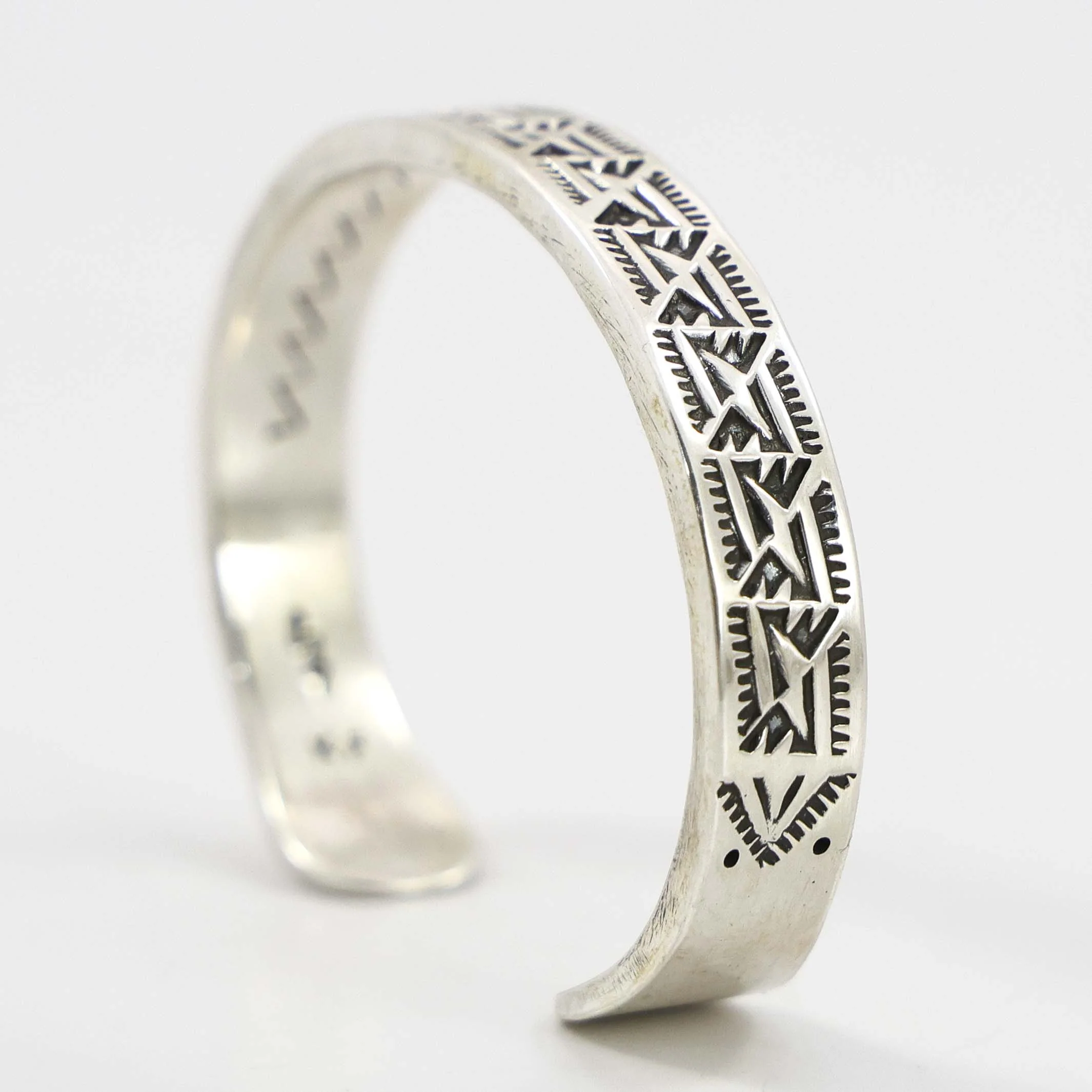 Stamped Silver Cuff - Image 3