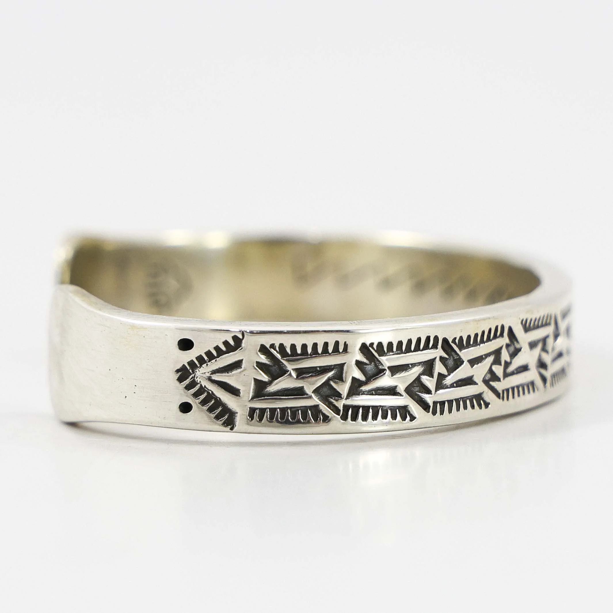 Stamped Silver Cuff - Image 5