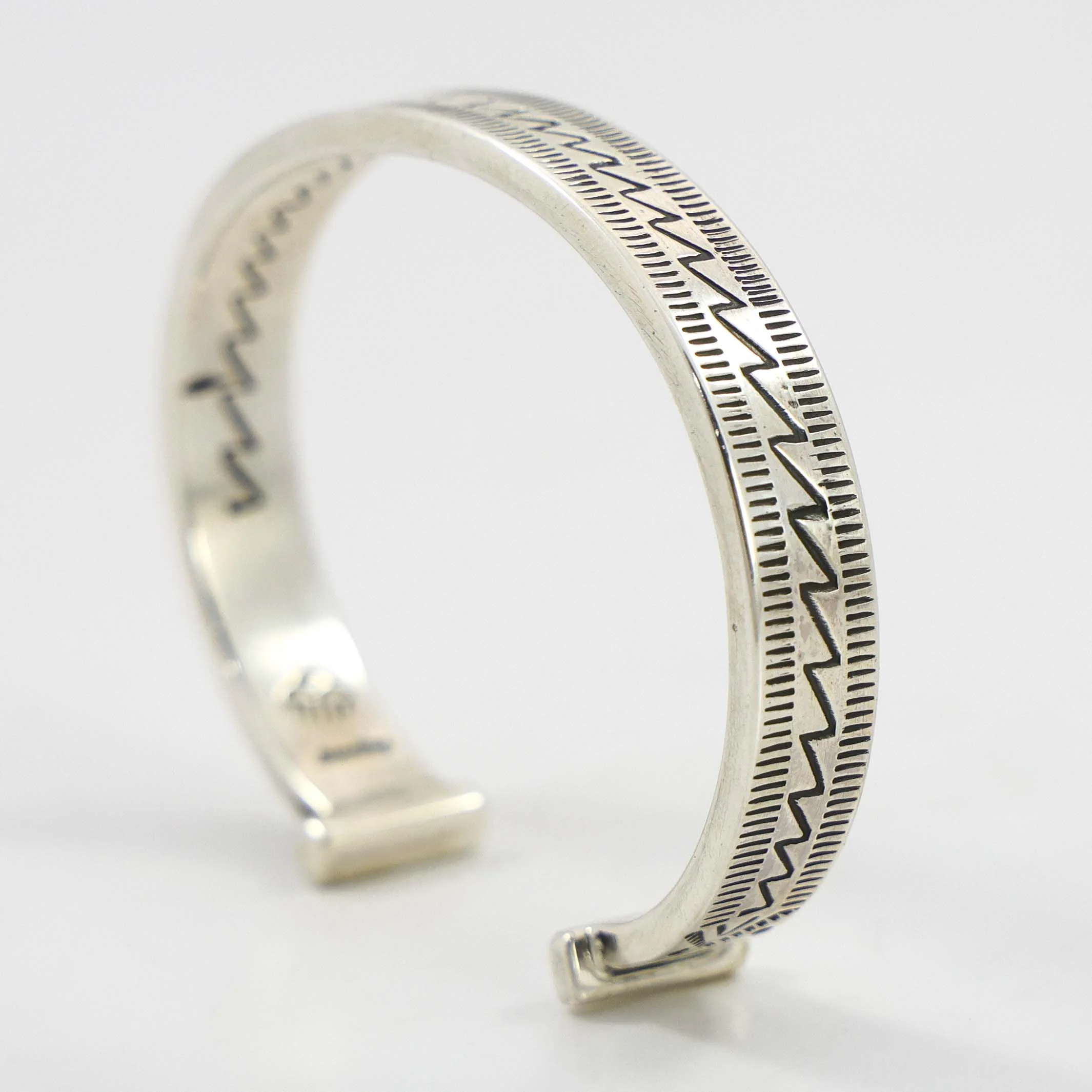 Stamped Silver Cuff - Image 3