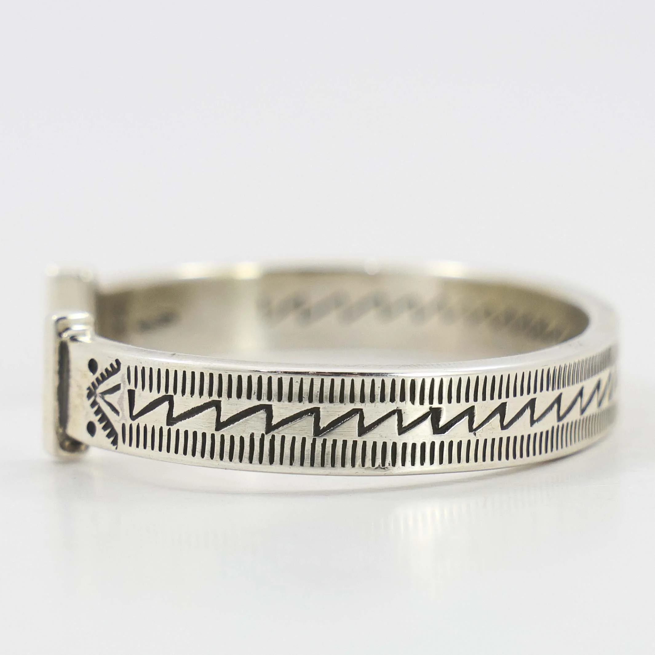 Stamped Silver Cuff - Image 5
