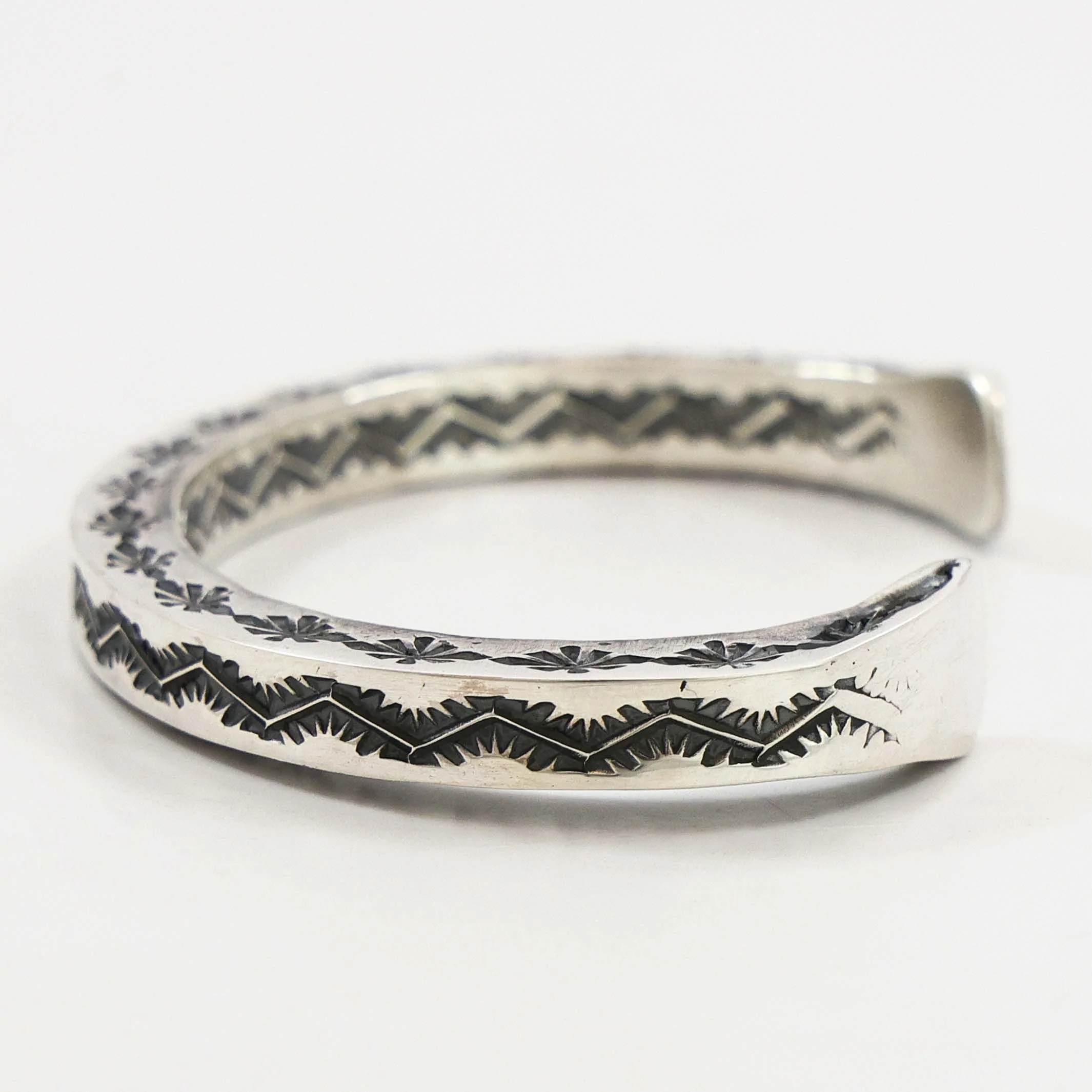 Stamped Silver Cuff - Image 2