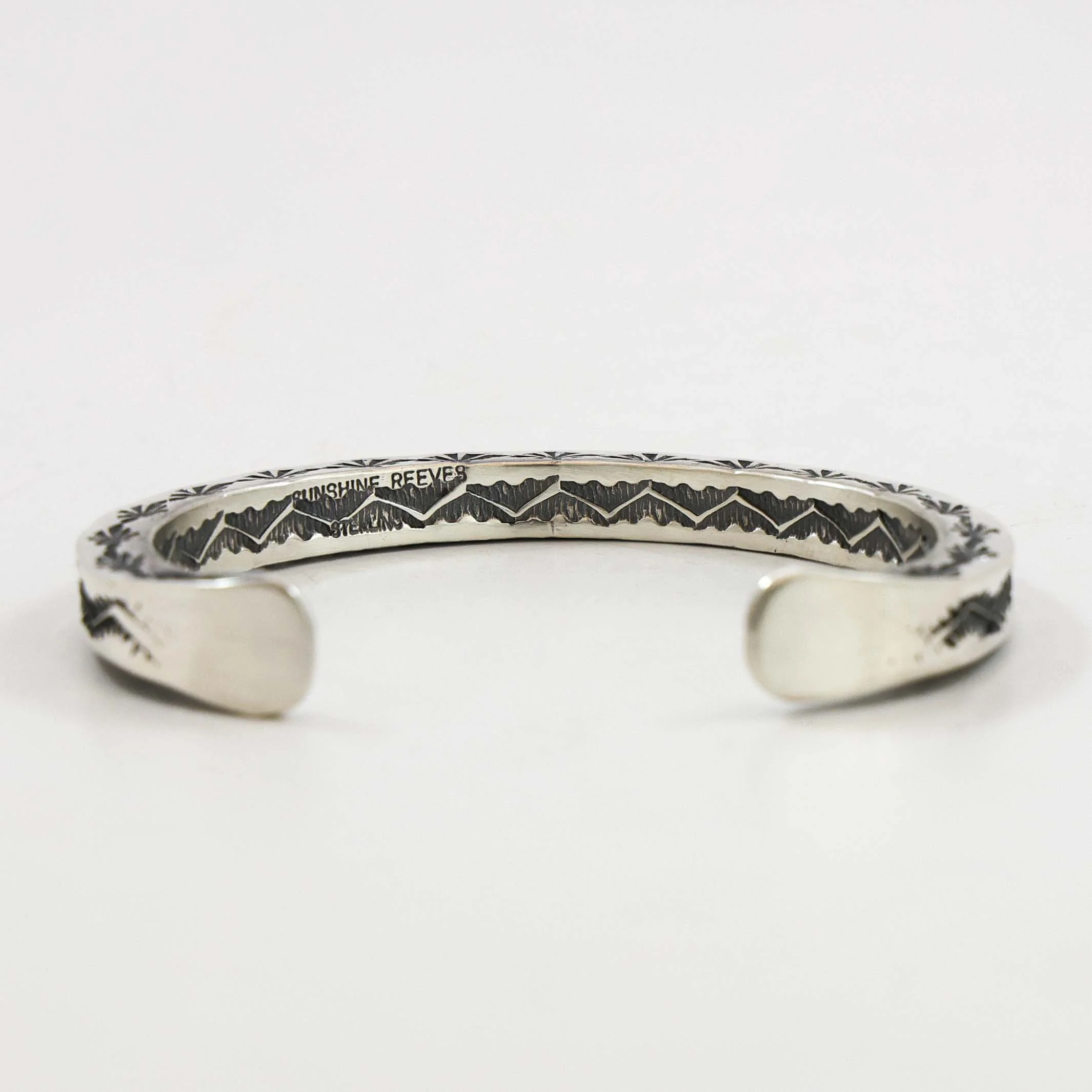 Stamped Silver Cuff - Image 4