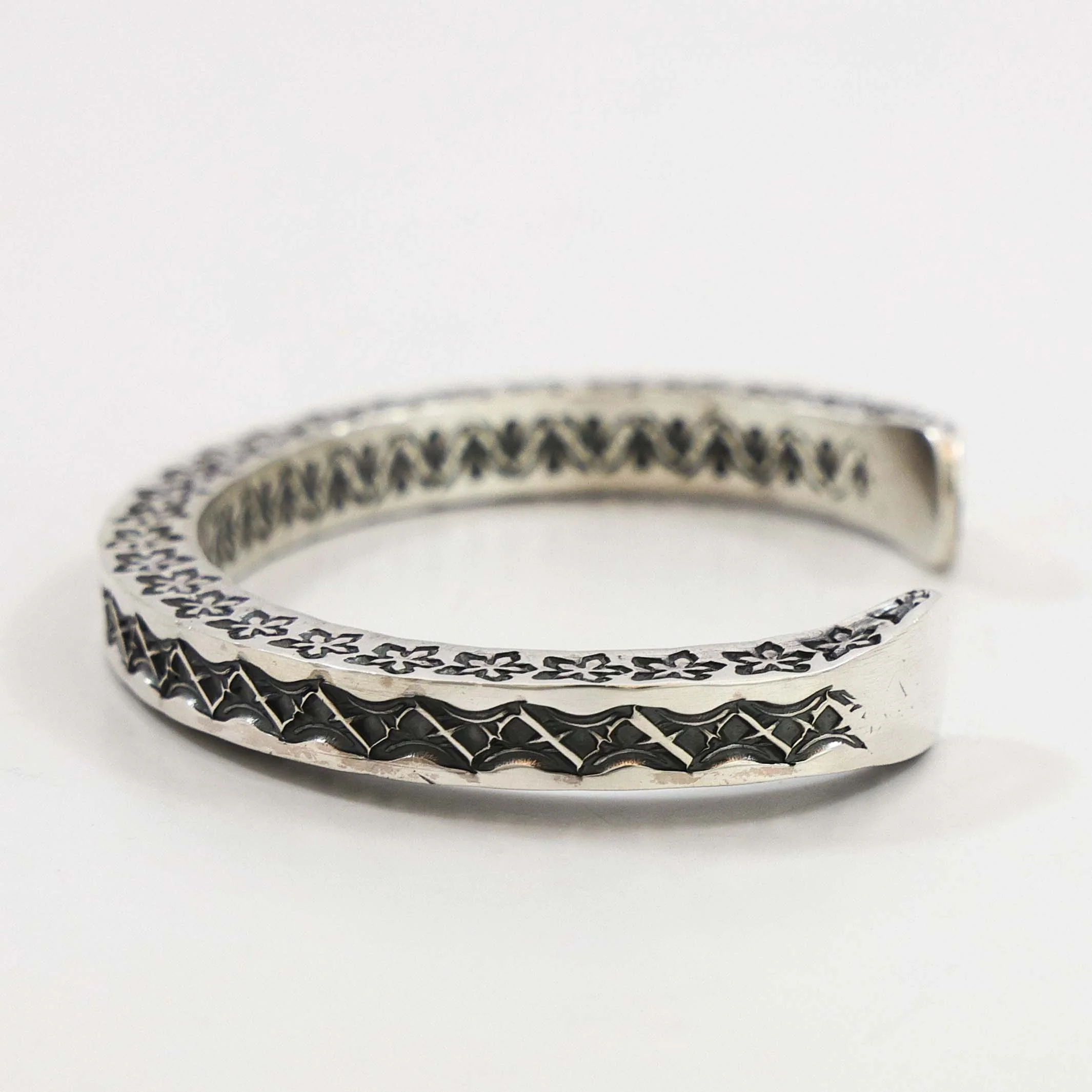 Stamped Silver Cuff - Image 2