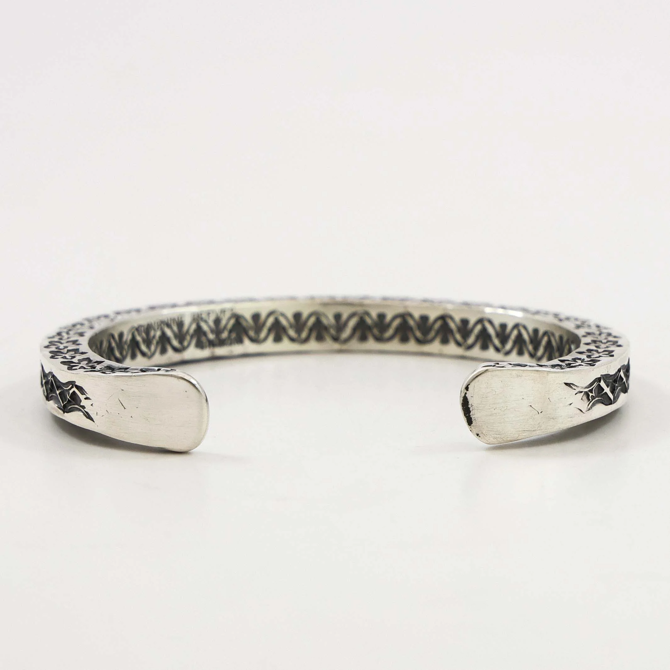 Stamped Silver Cuff - Image 4