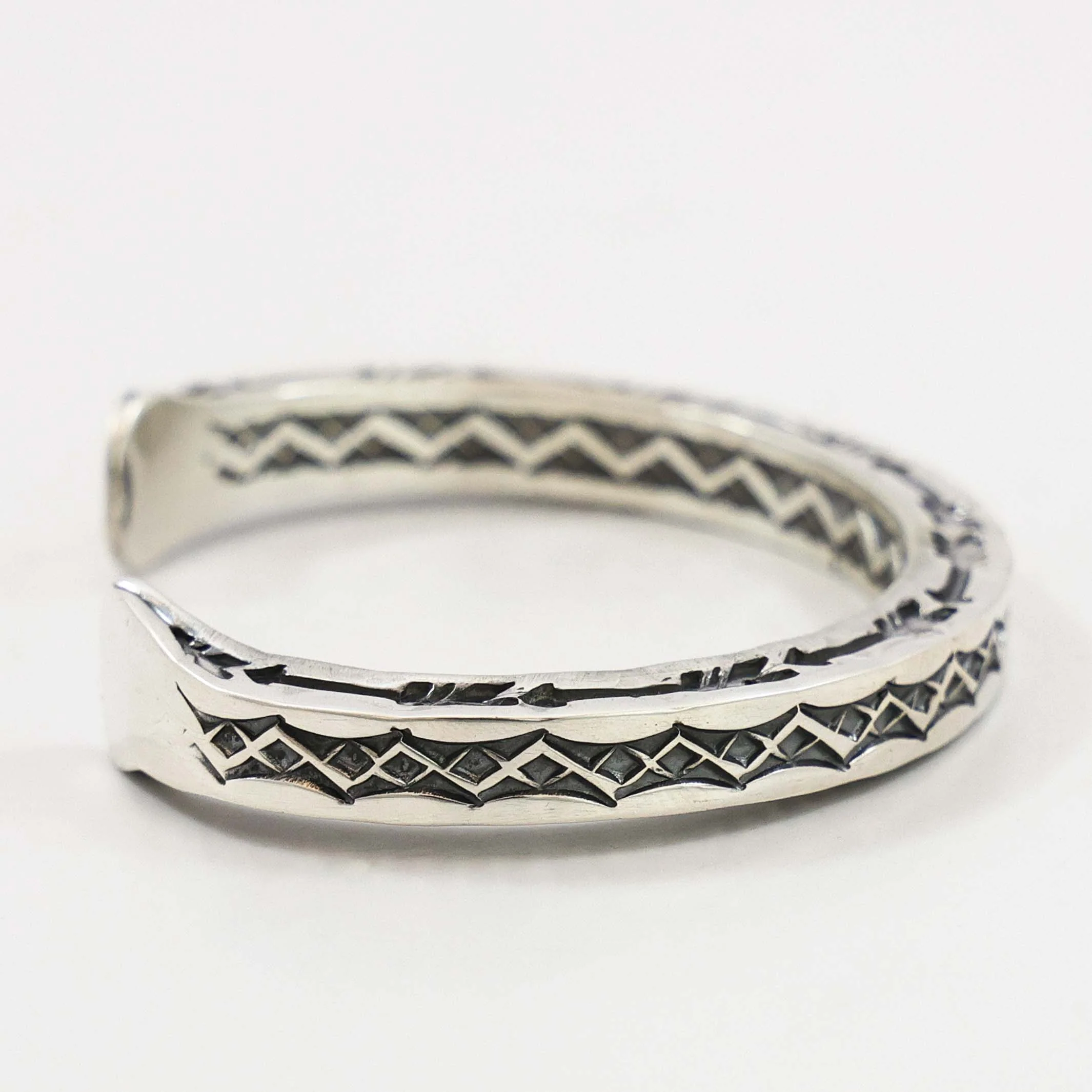 Stamped Silver Cuff - Image 3