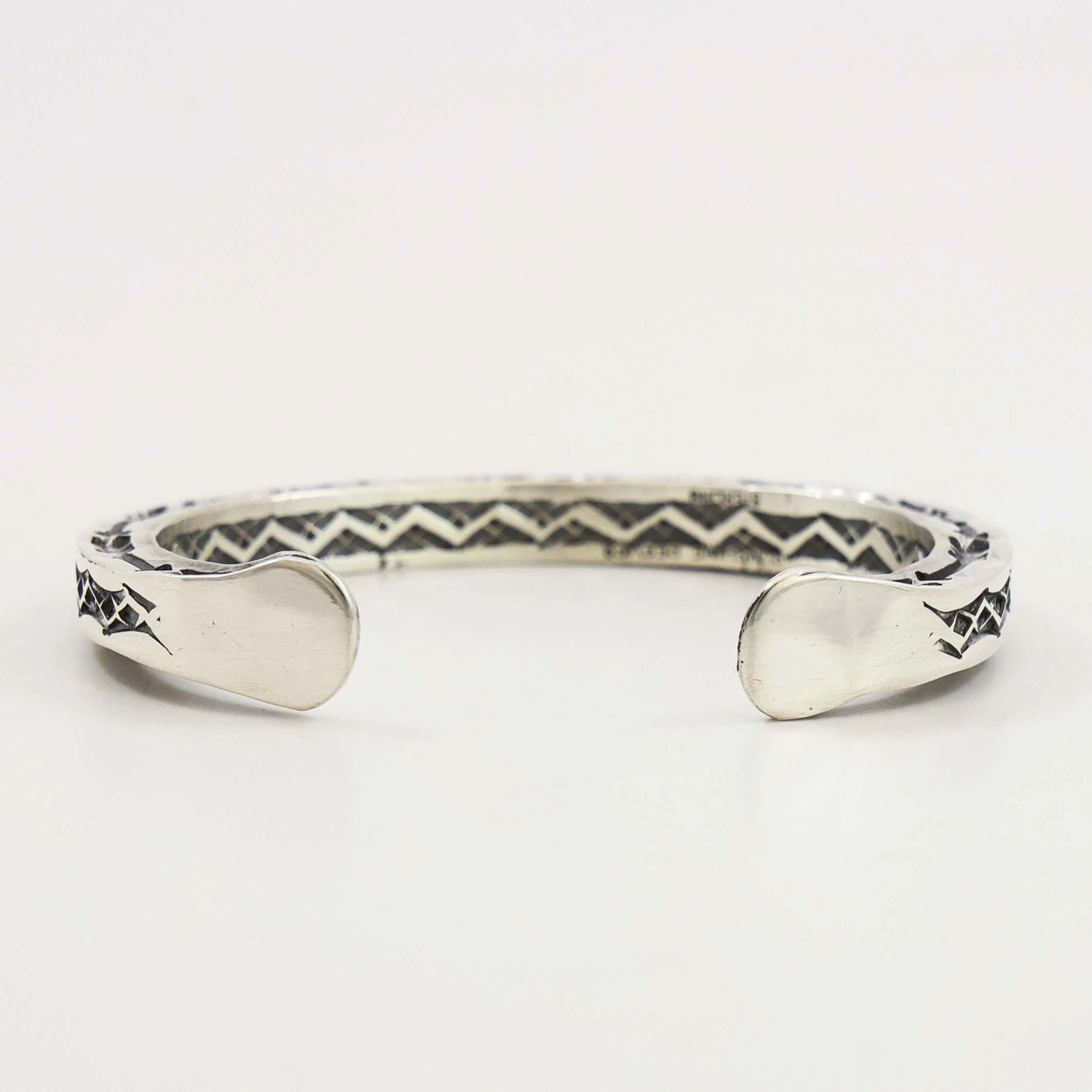 Stamped Silver Cuff - Image 4