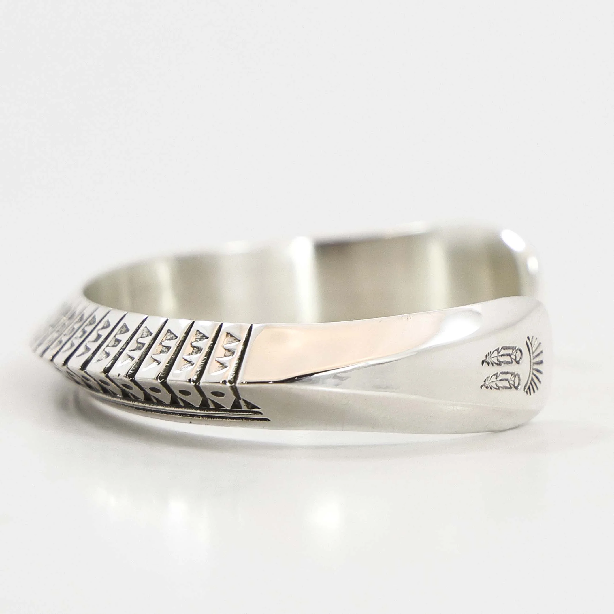 Stamped Silver Cuff - Image 2