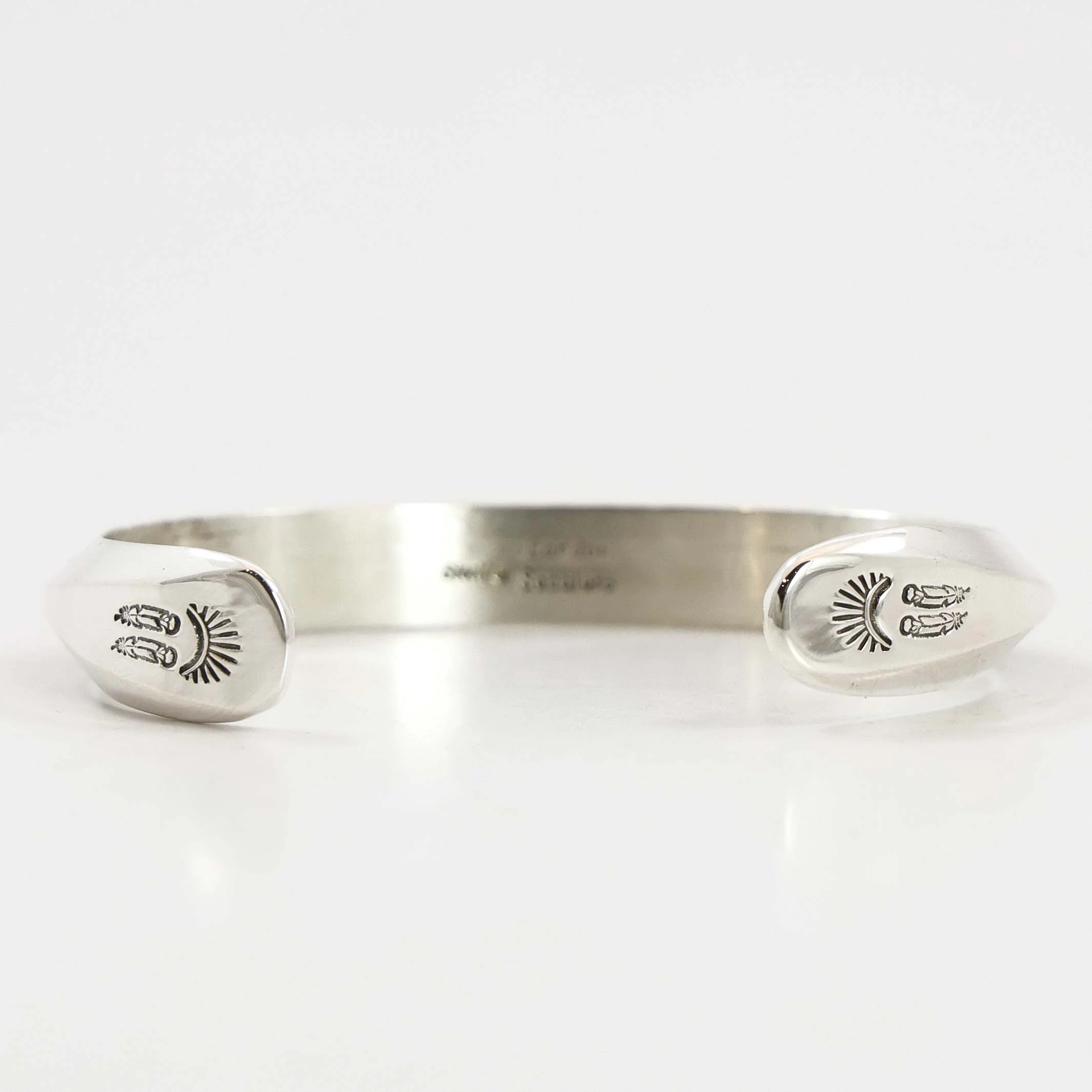 Stamped Silver Cuff - Image 4