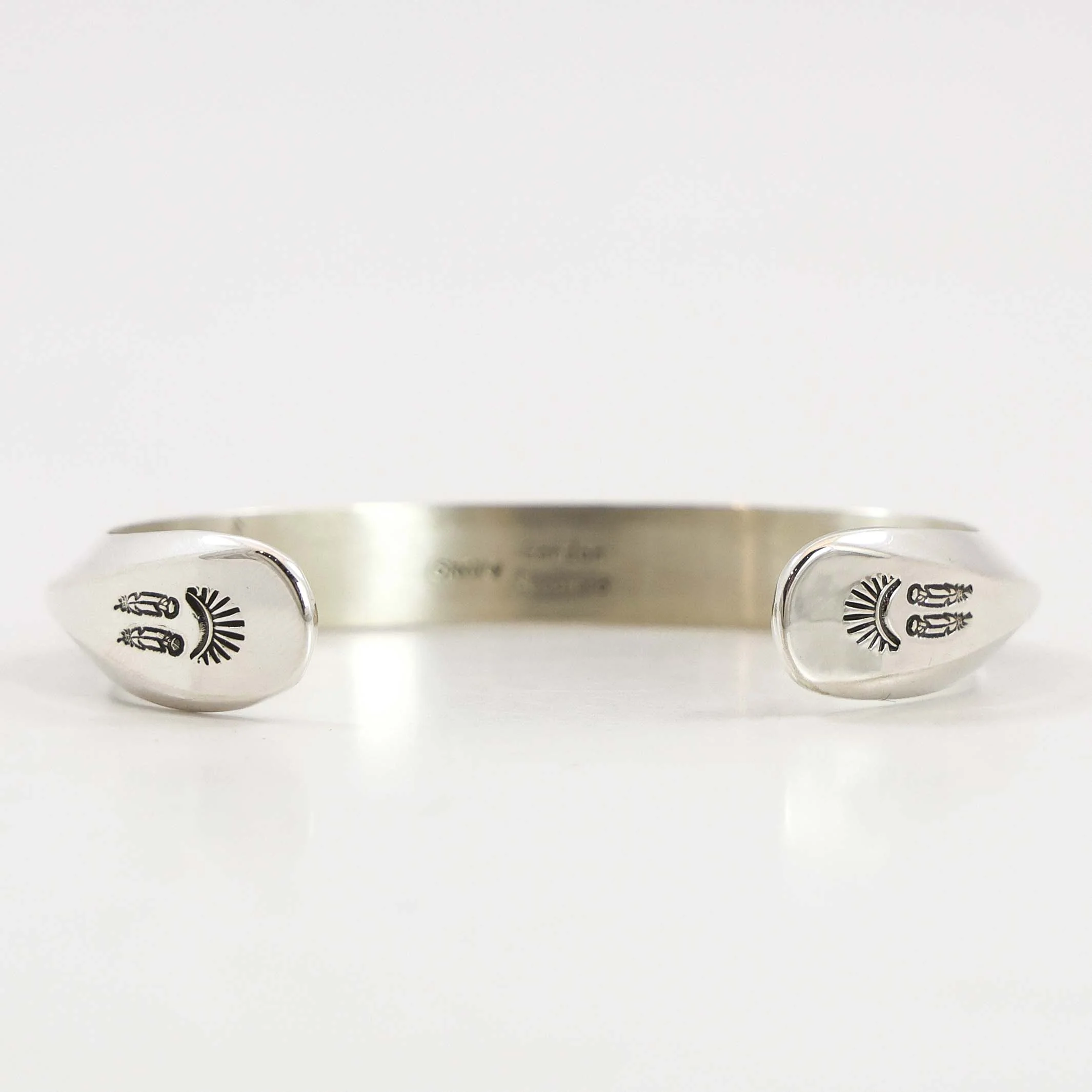 Stamped Silver Cuff - Image 4