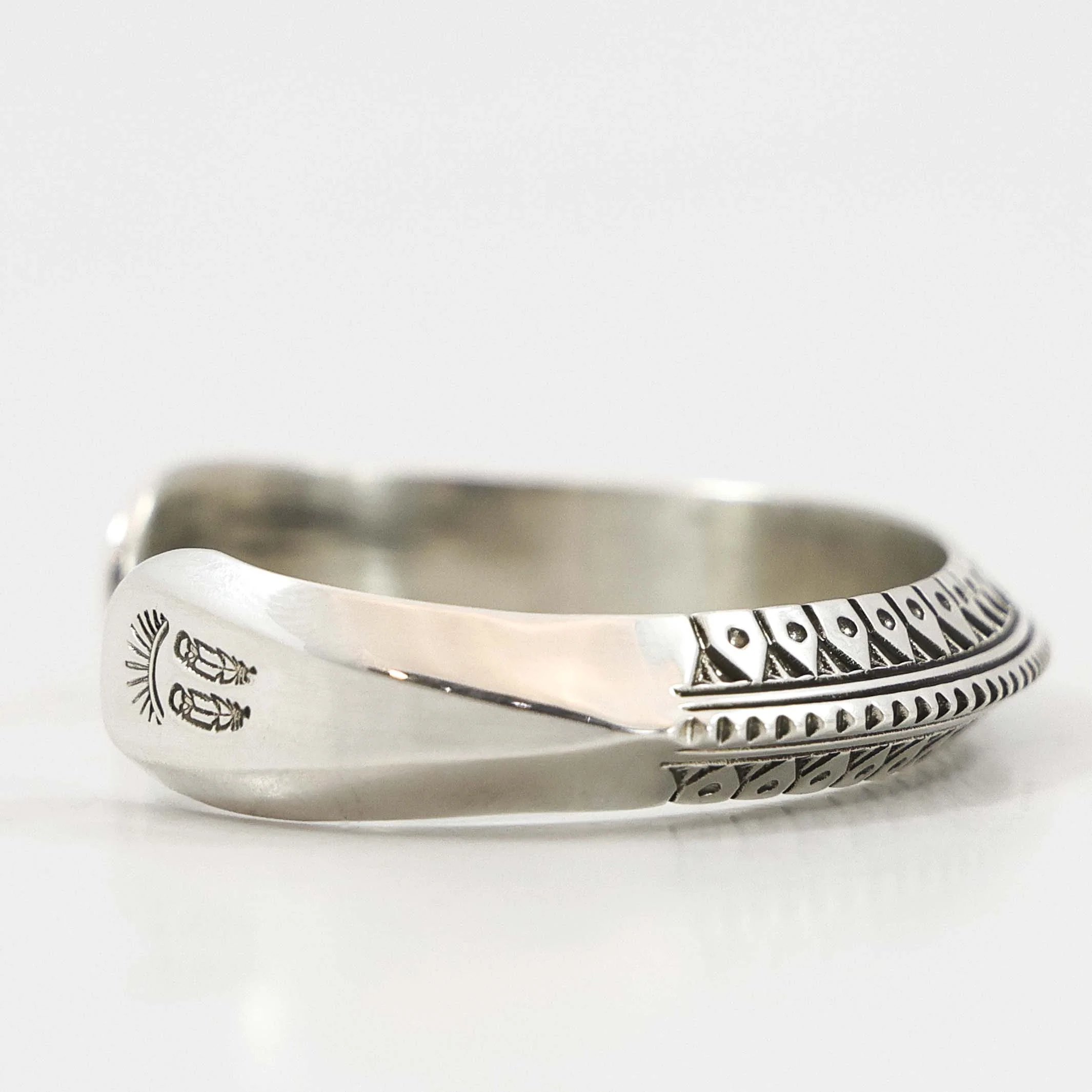 Stamped Silver Cuff - Image 3