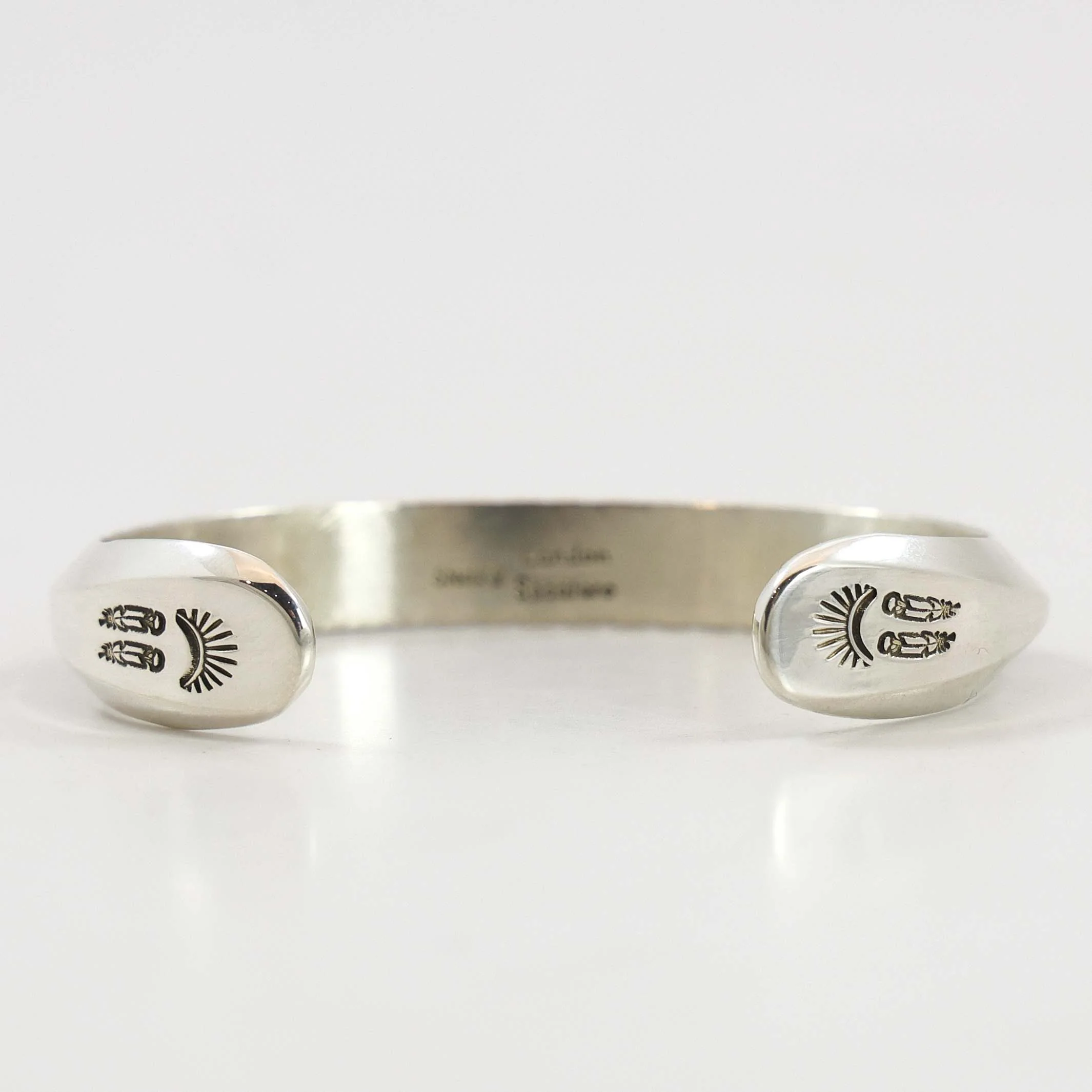 Stamped Silver Cuff - Image 4