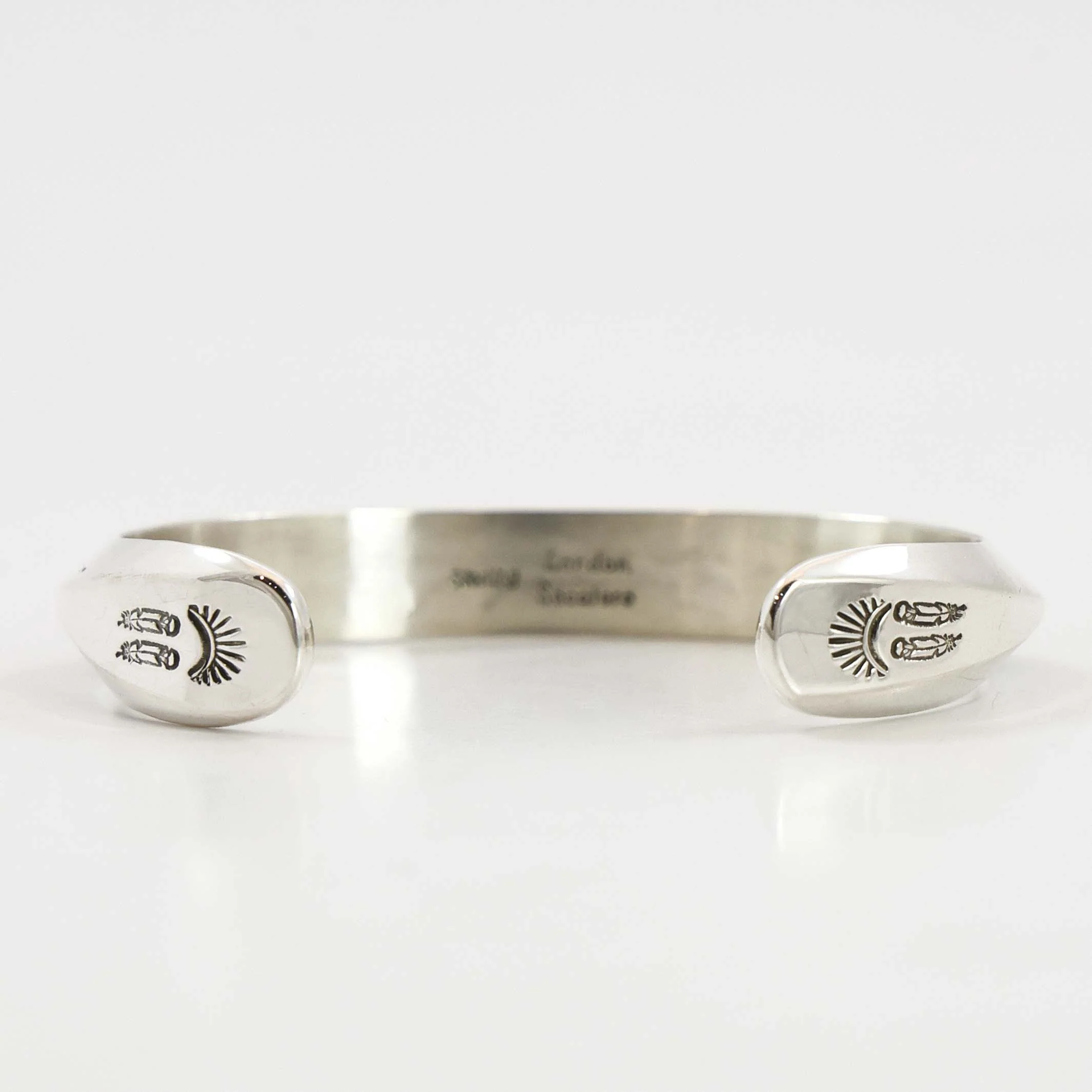 Stamped Silver Cuff - Image 4