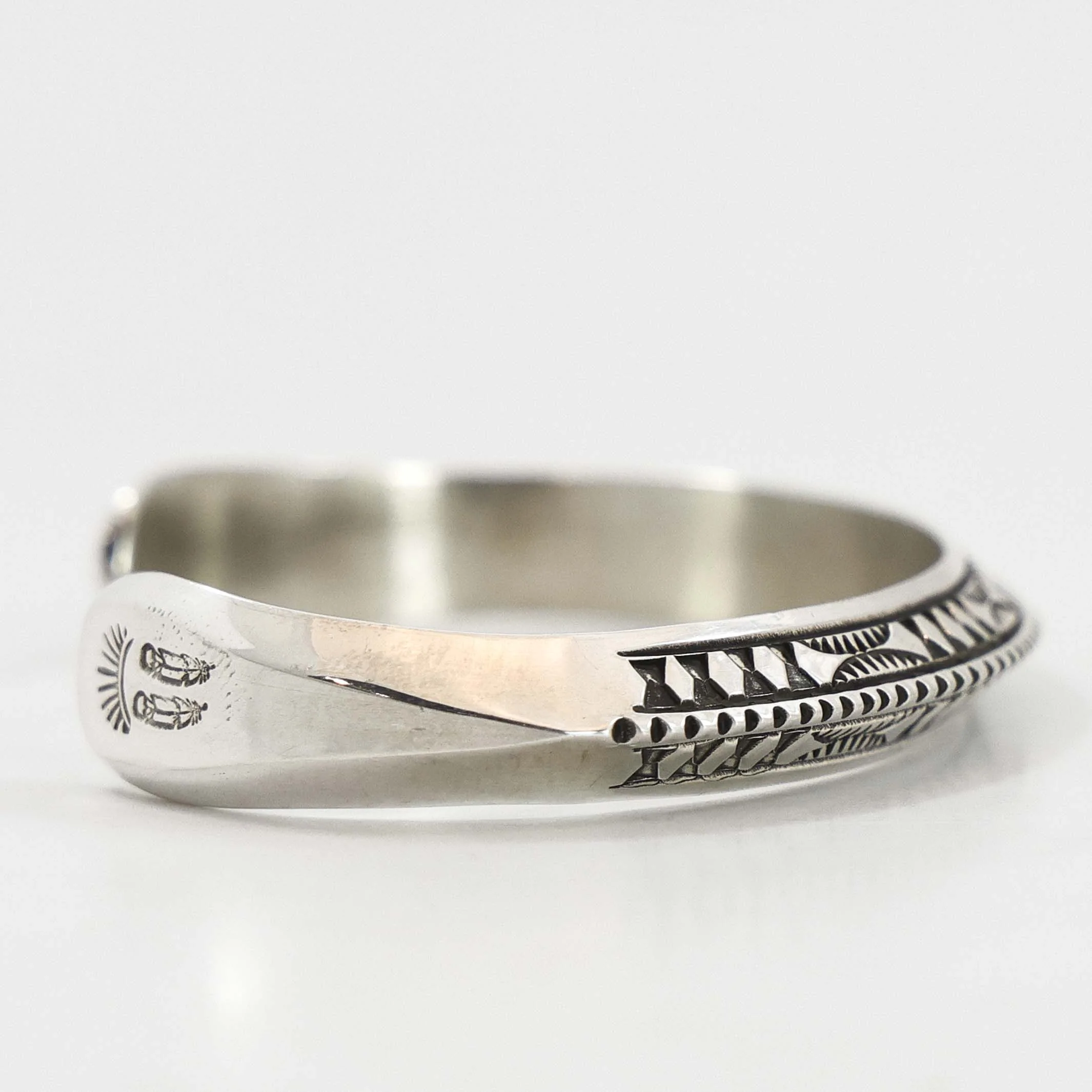 Stamped Silver Cuff - Image 3