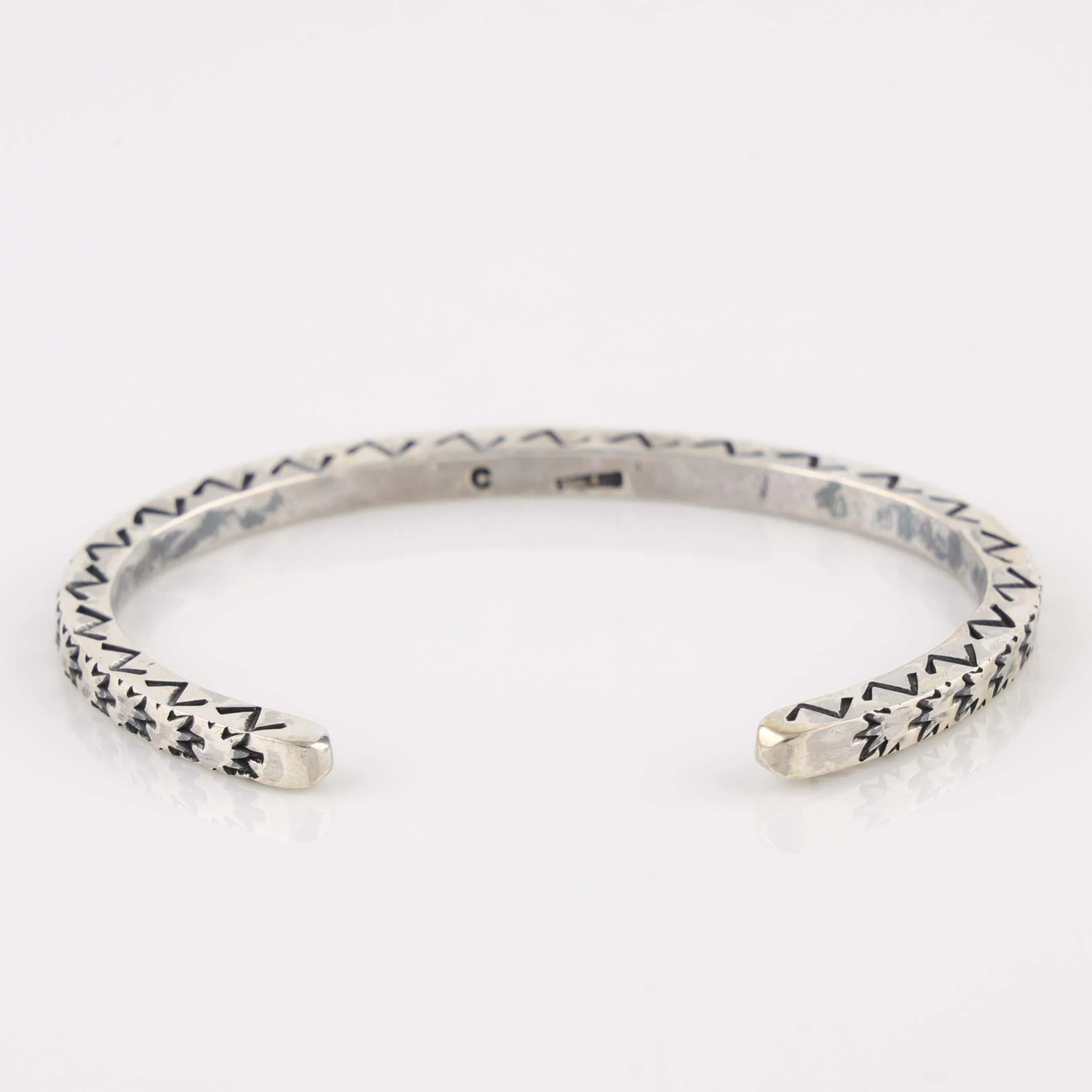 Stamped Silver Cuff - Image 3