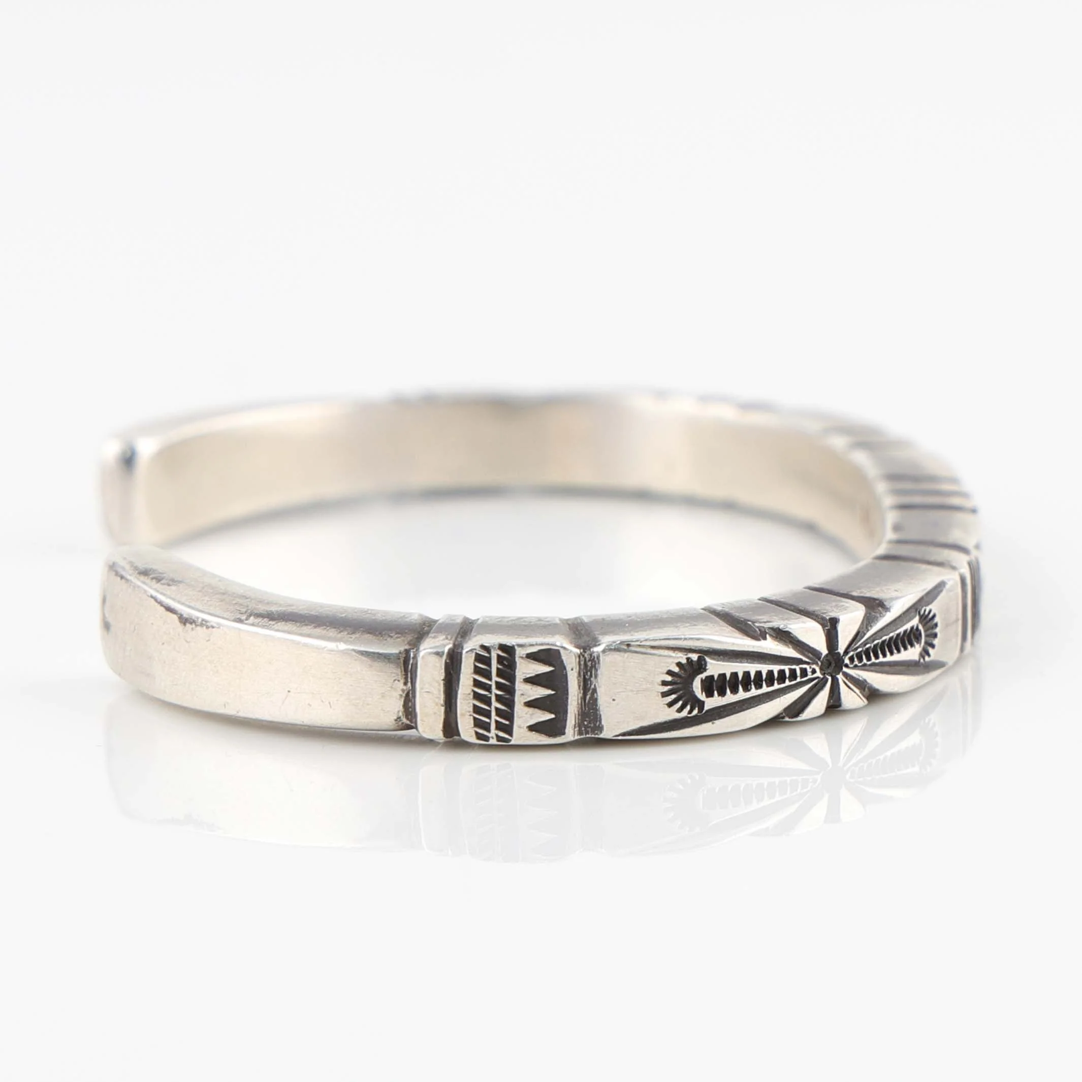 Stamped Silver Cuff - Image 3