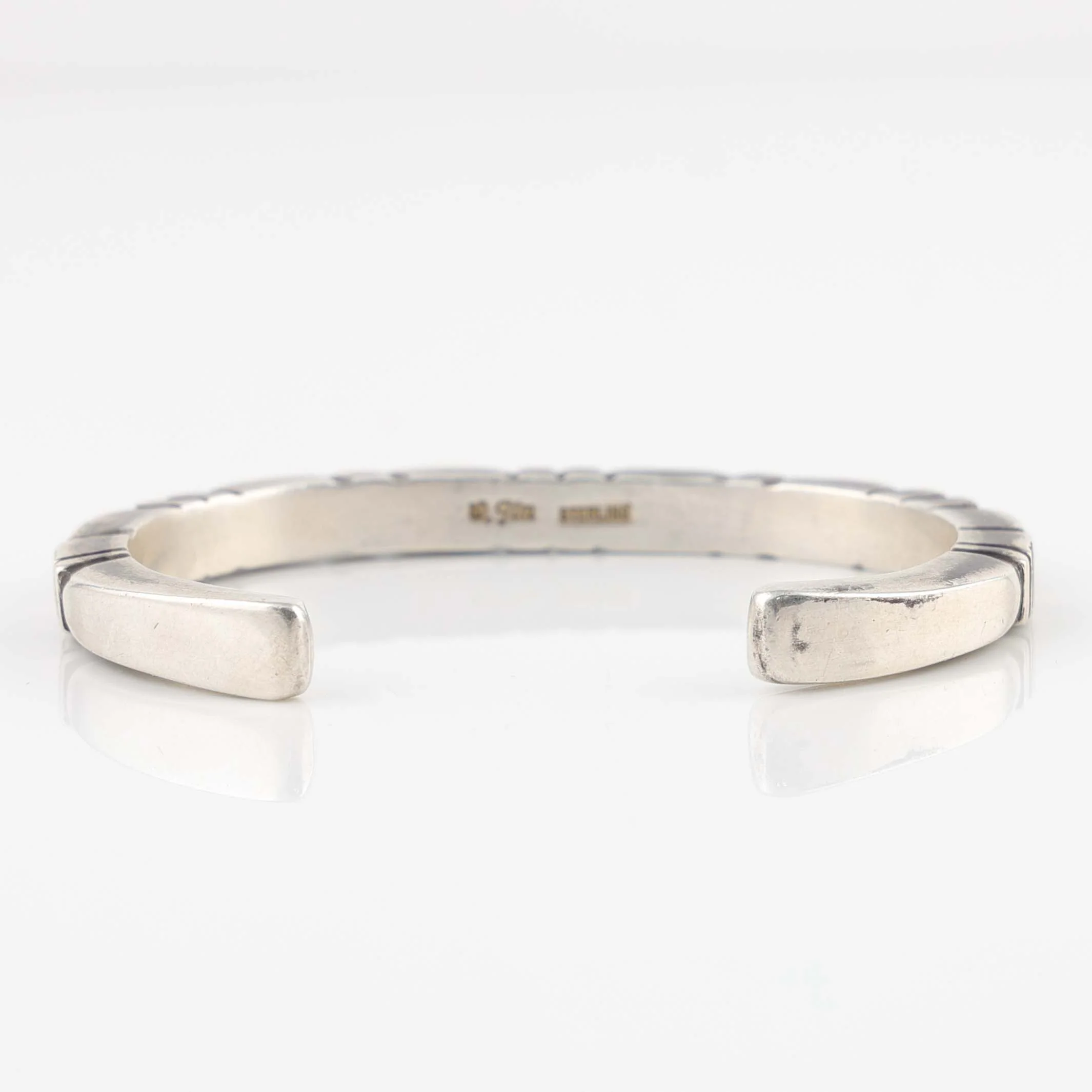 Stamped Silver Cuff - Image 4