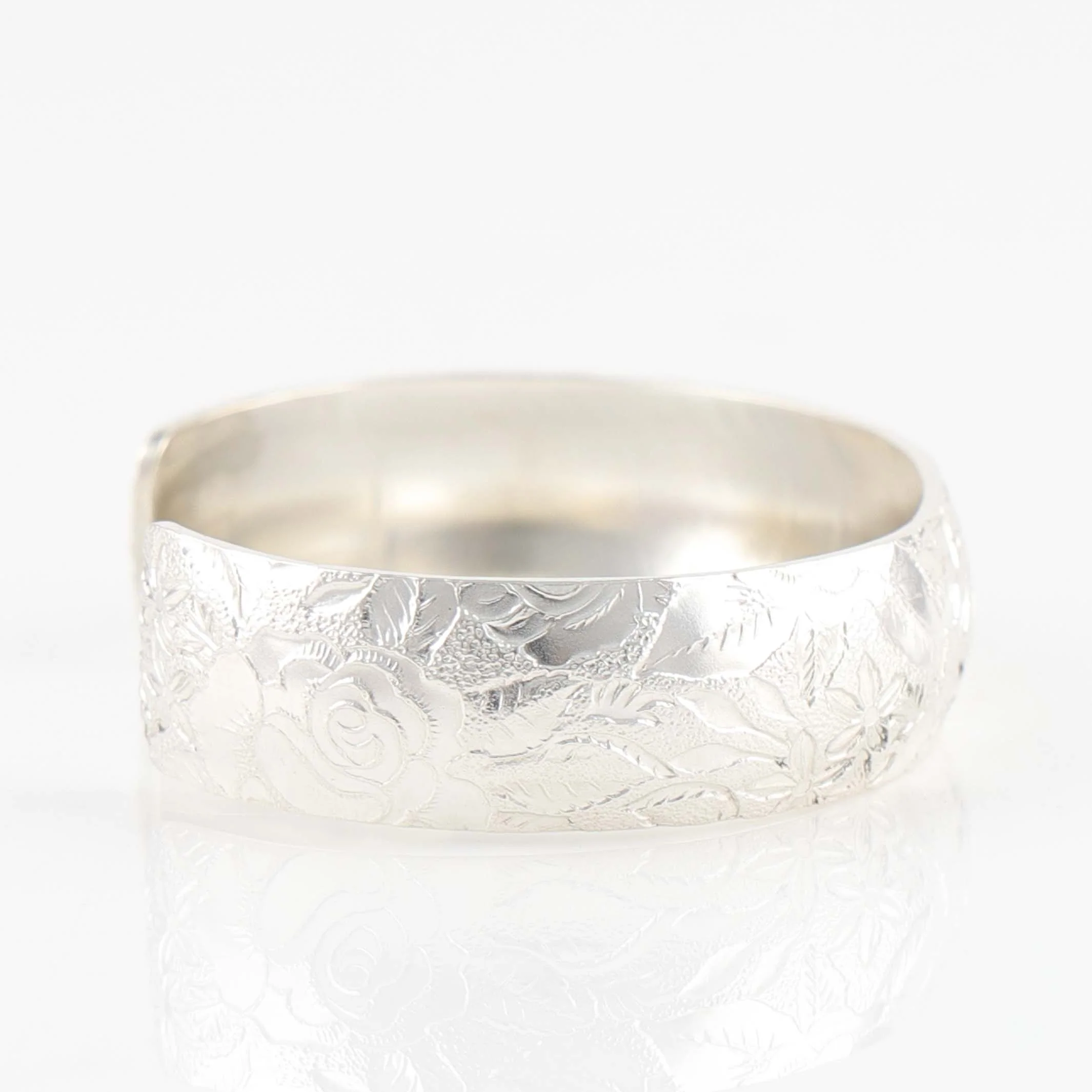 Stamped Silver Cuff - Image 3