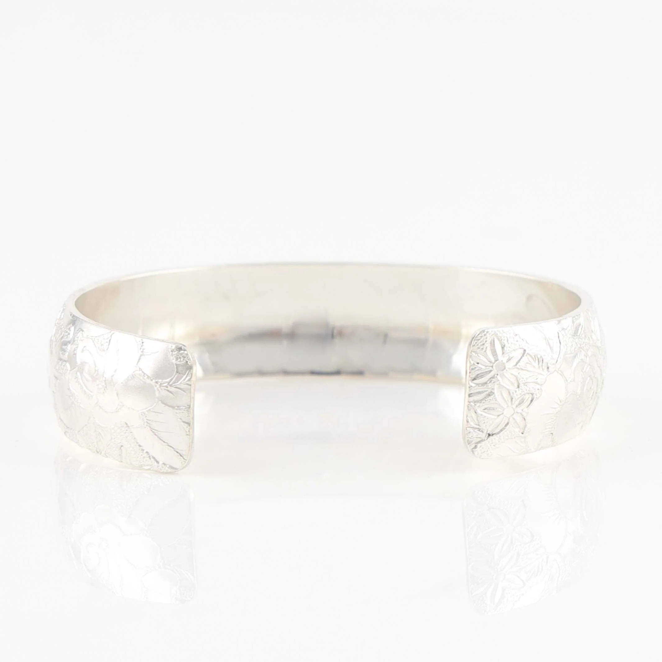 Stamped Silver Cuff - Image 4