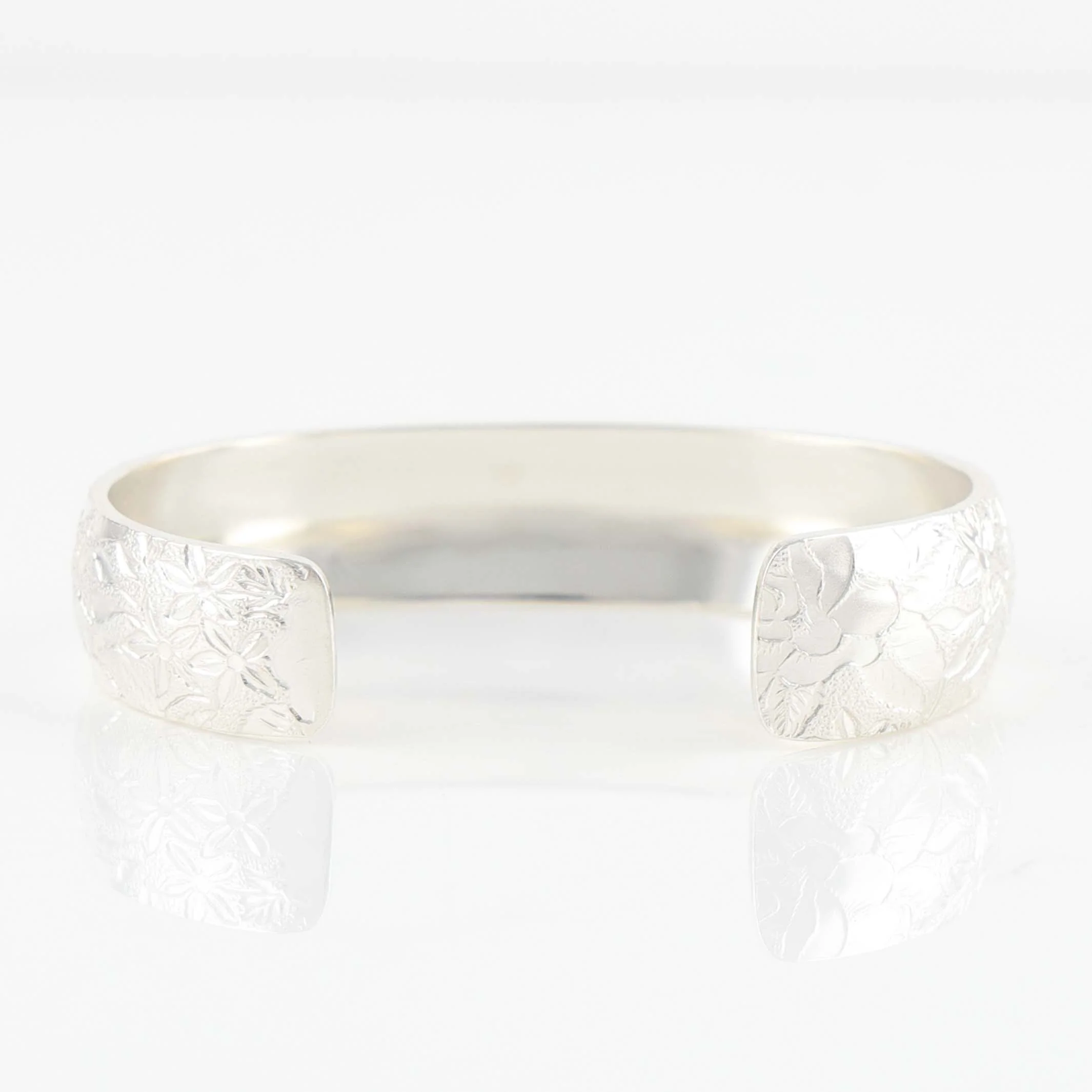 Stamped Silver Cuff - Image 4