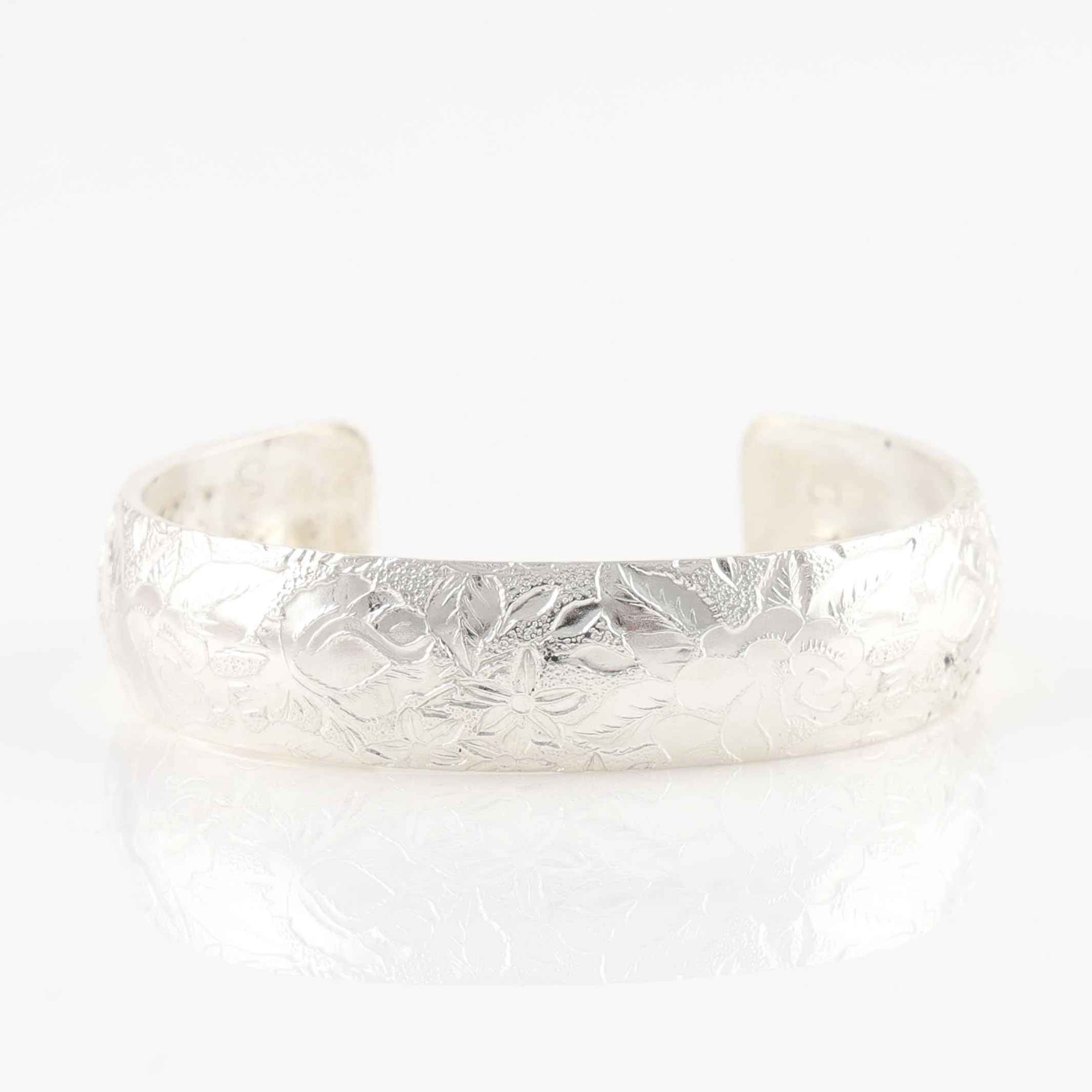 Stamped Silver Cuff