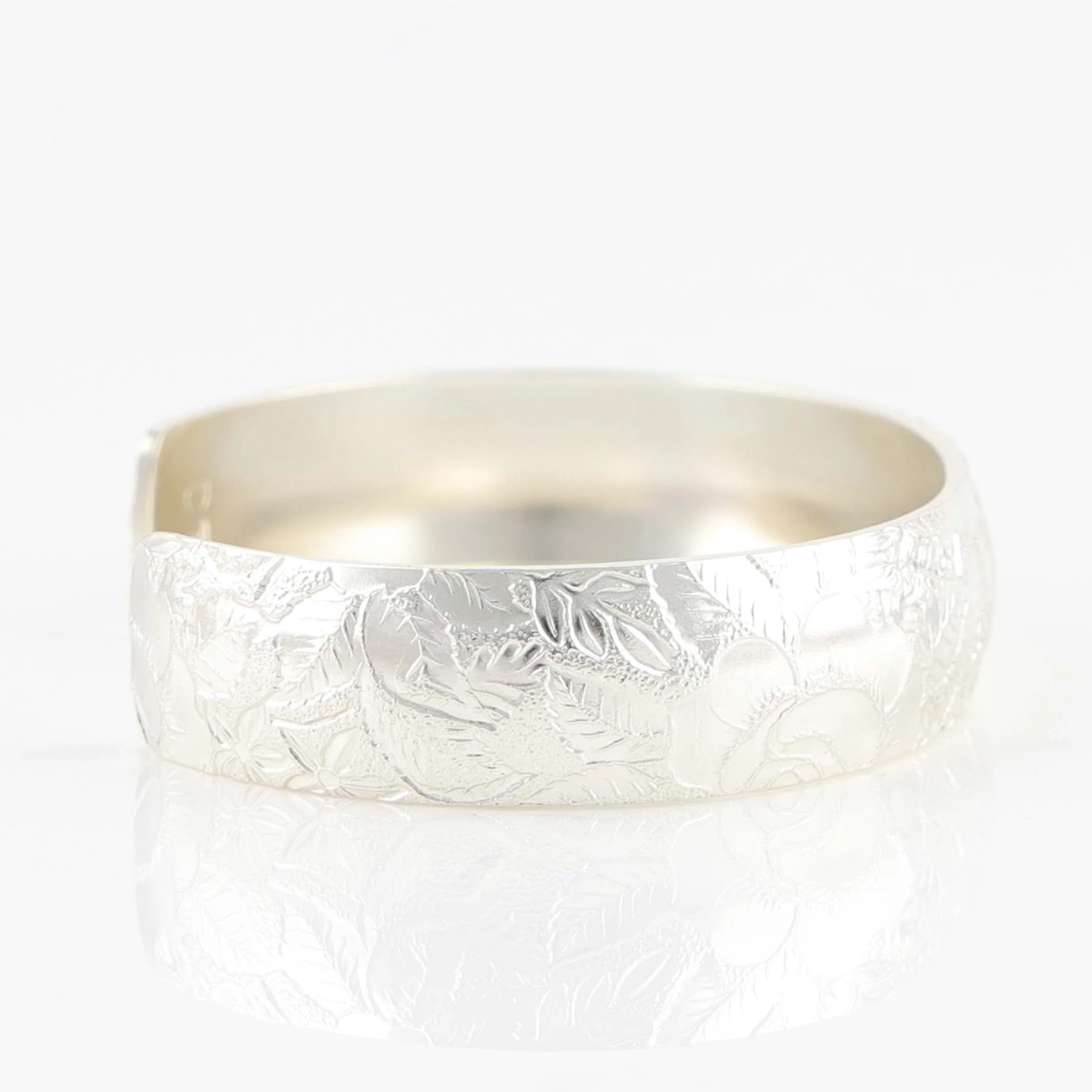 Stamped Silver Cuff - Image 3