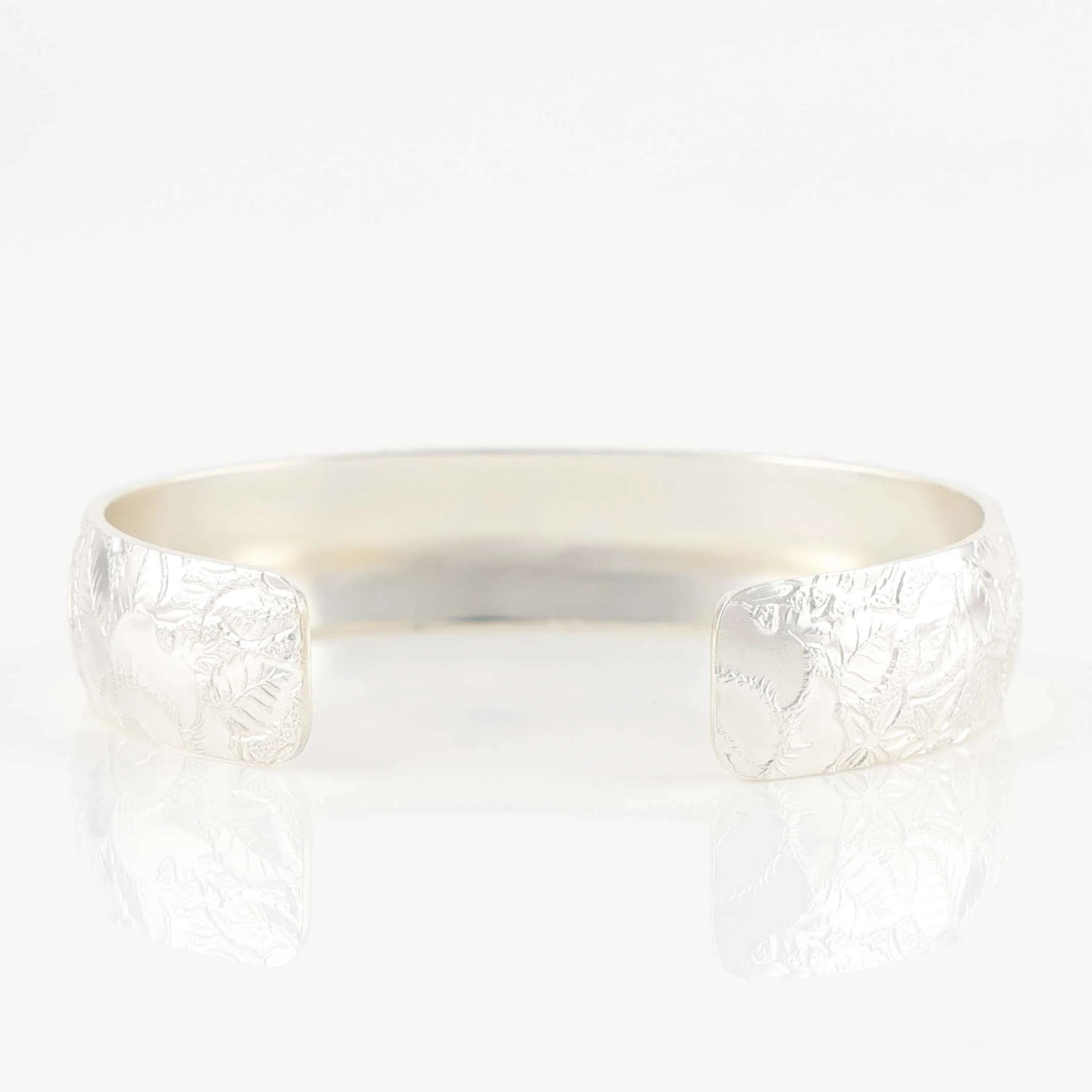 Stamped Silver Cuff - Image 4