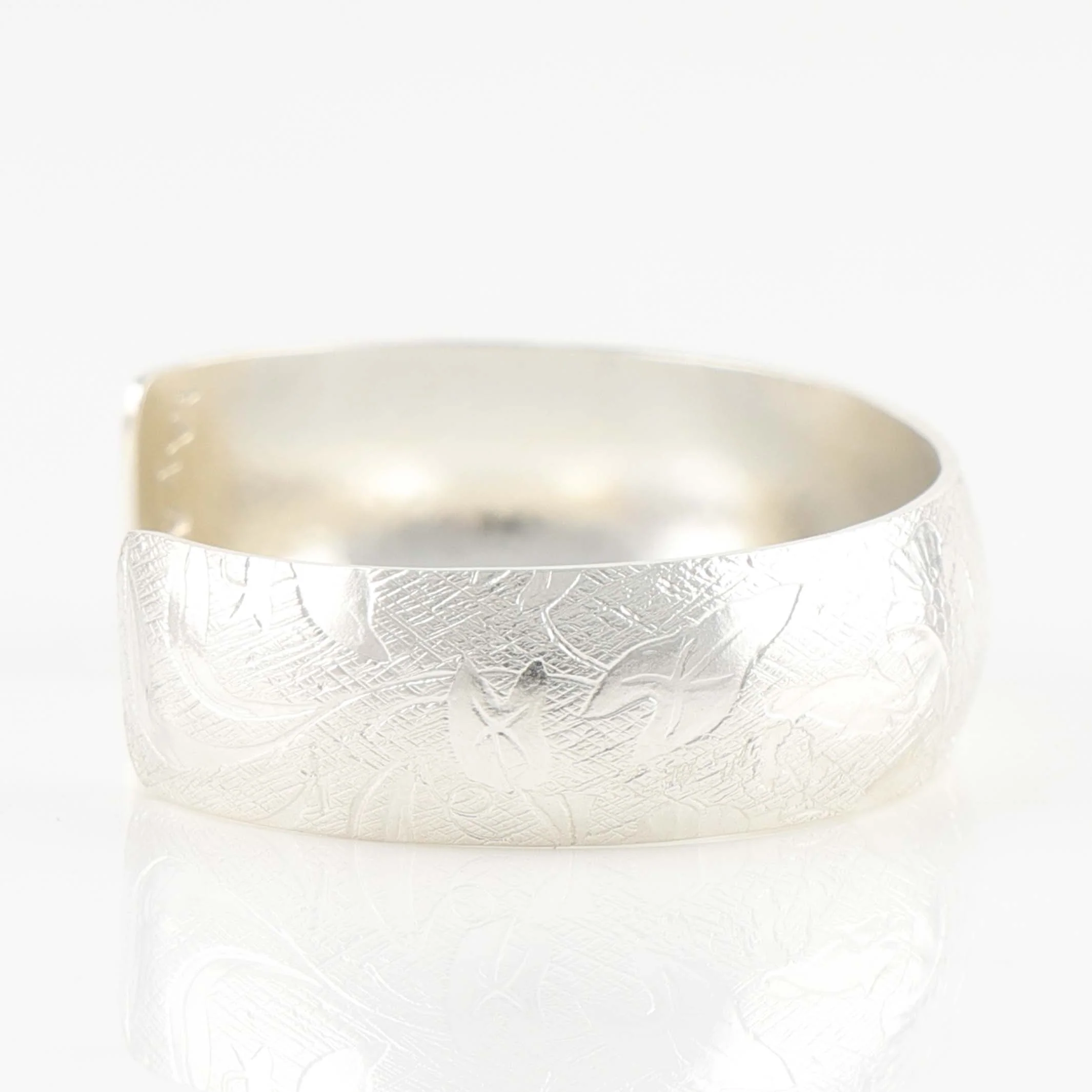 Stamped Silver Cuff - Image 3