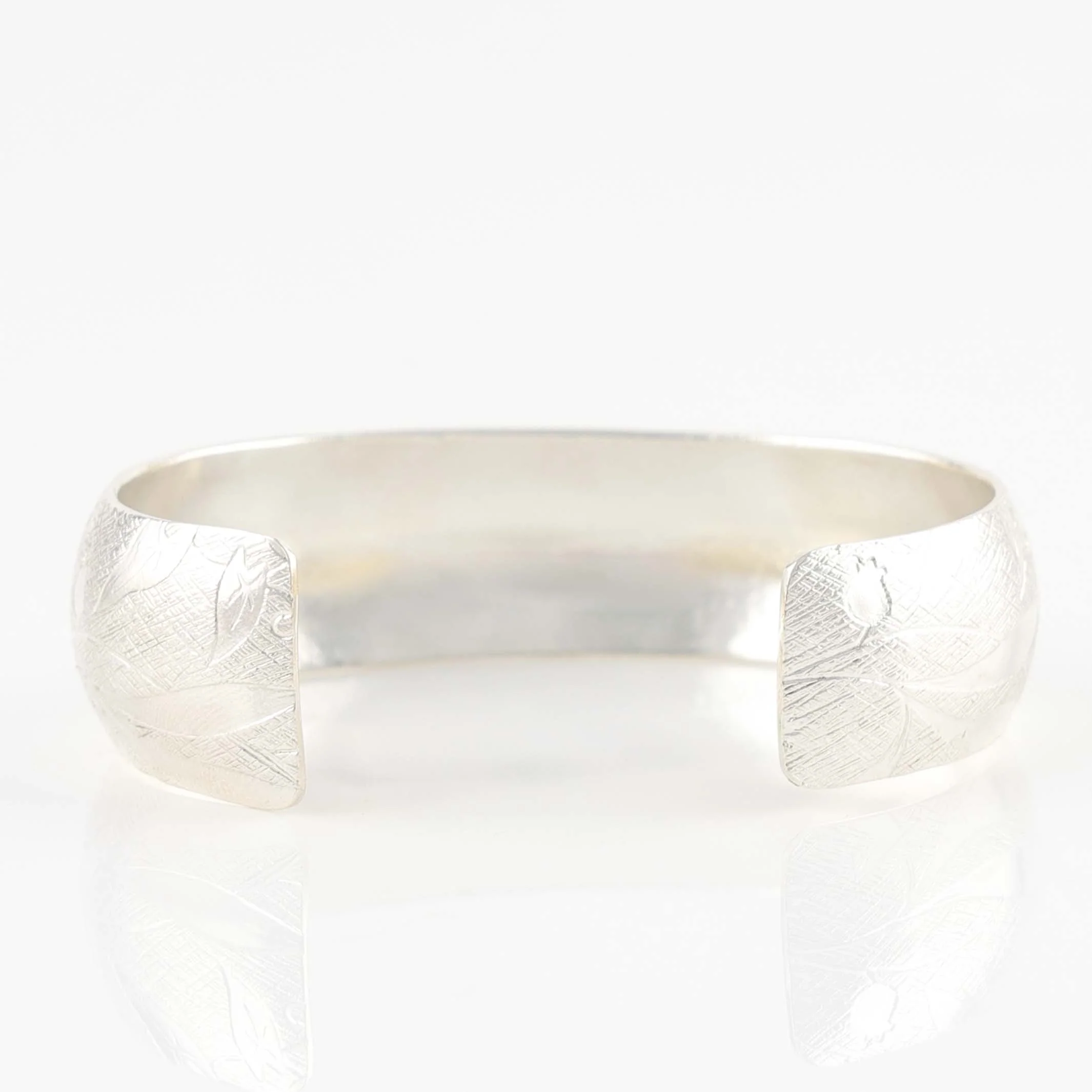 Stamped Silver Cuff - Image 4