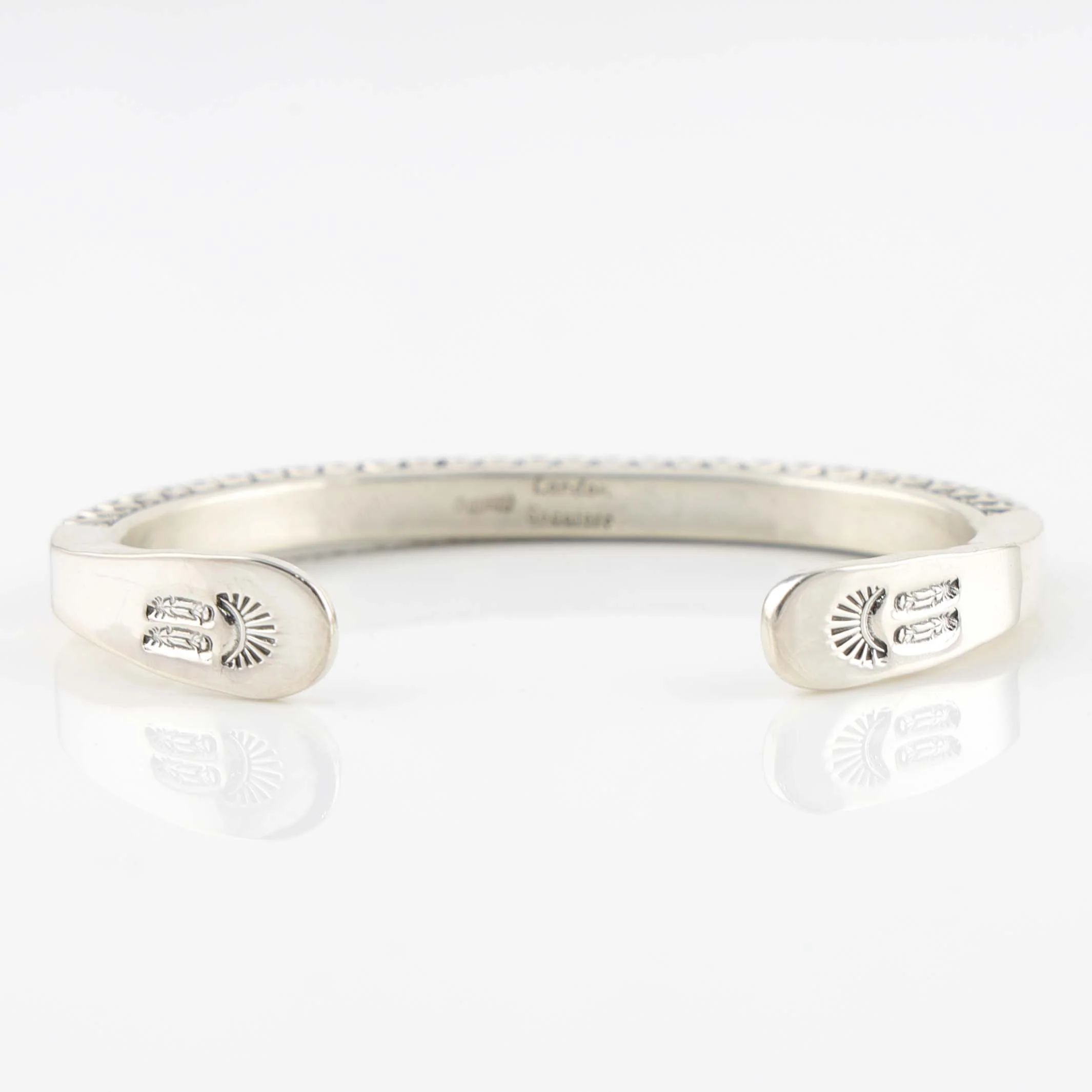 Stamped Silver Cuff - Image 4