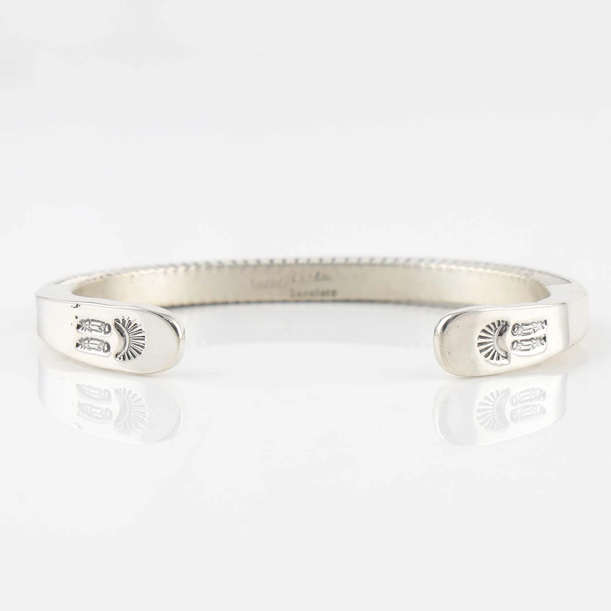 Stamped Silver Cuff - Image 4