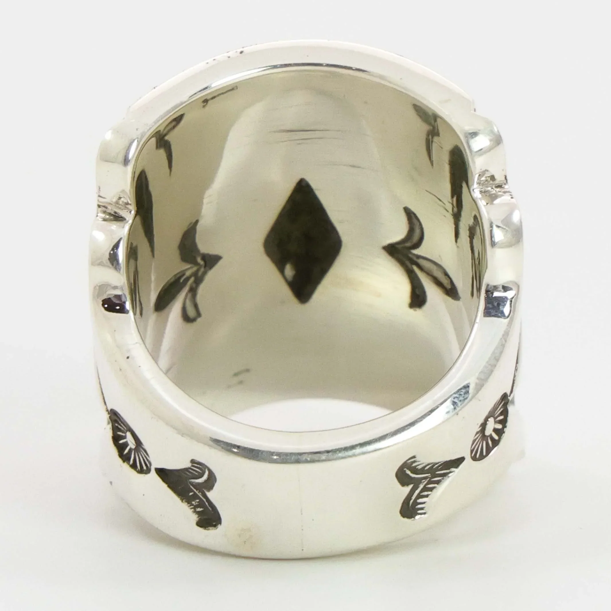 Stamped Silver Ring - Image 3