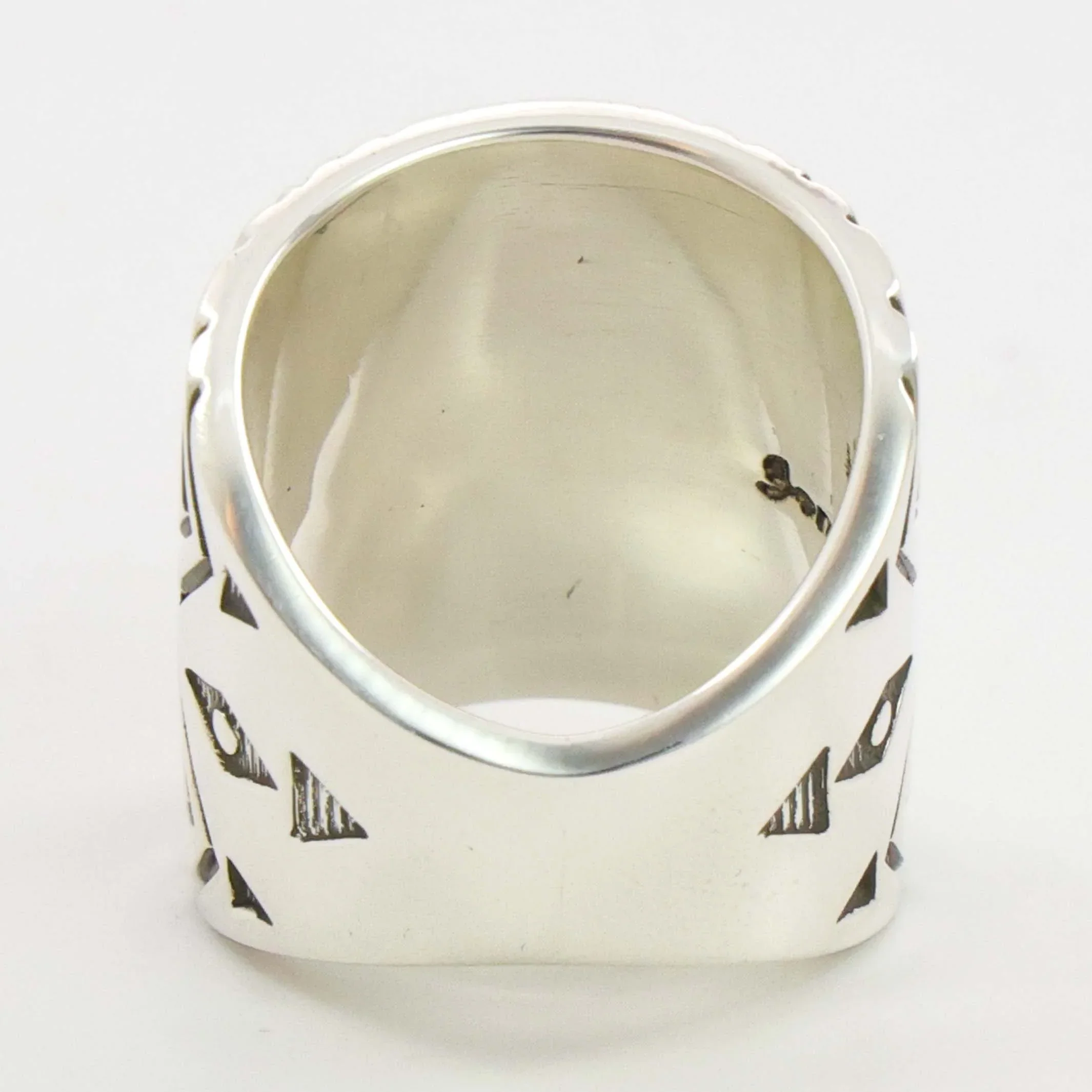 Stamped Silver Ring - Image 3
