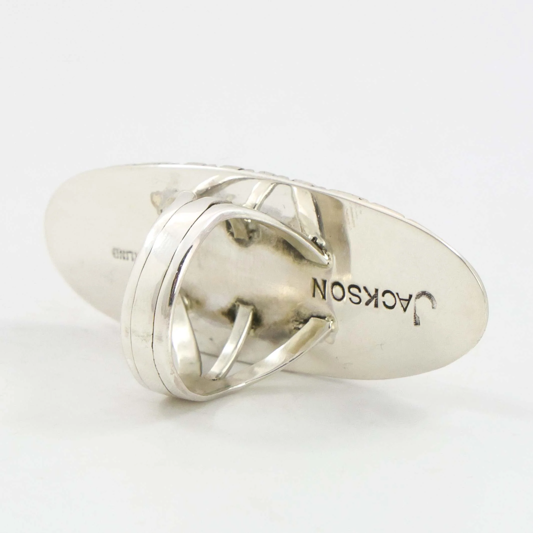 Stamped Silver Ring - Image 3