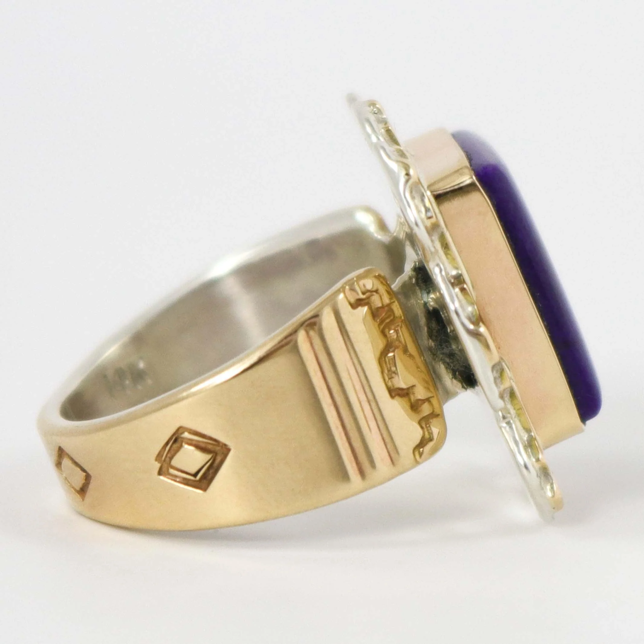 Sugilite and Gold Ring - Image 3