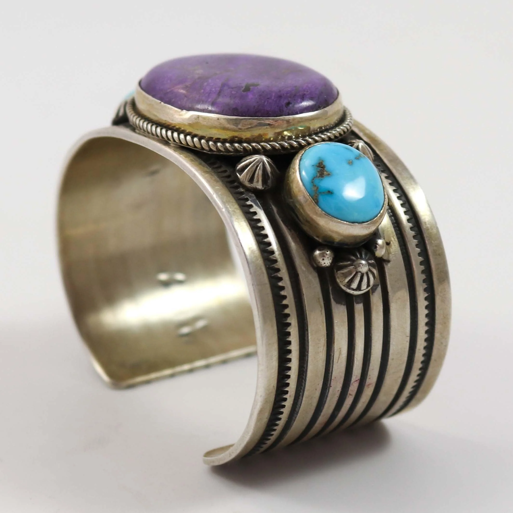 Sugilite and Turquoise Cuff - Image 3