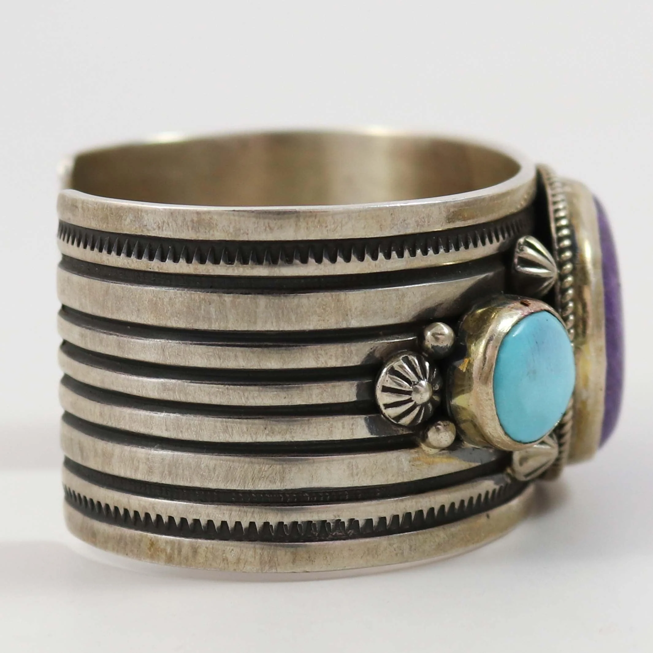 Sugilite and Turquoise Cuff - Image 5