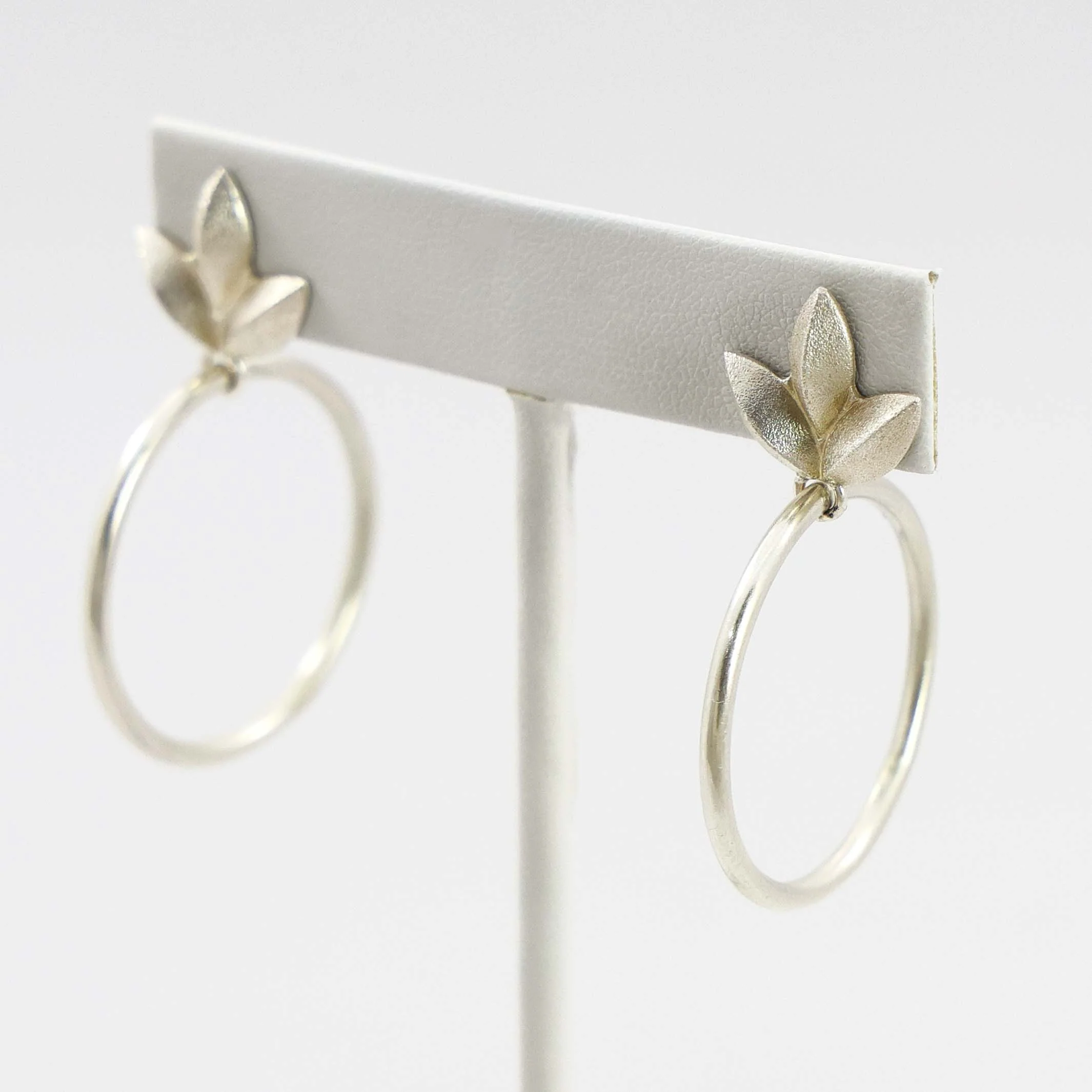Sweet Pea Hoop Earrings - Image 2