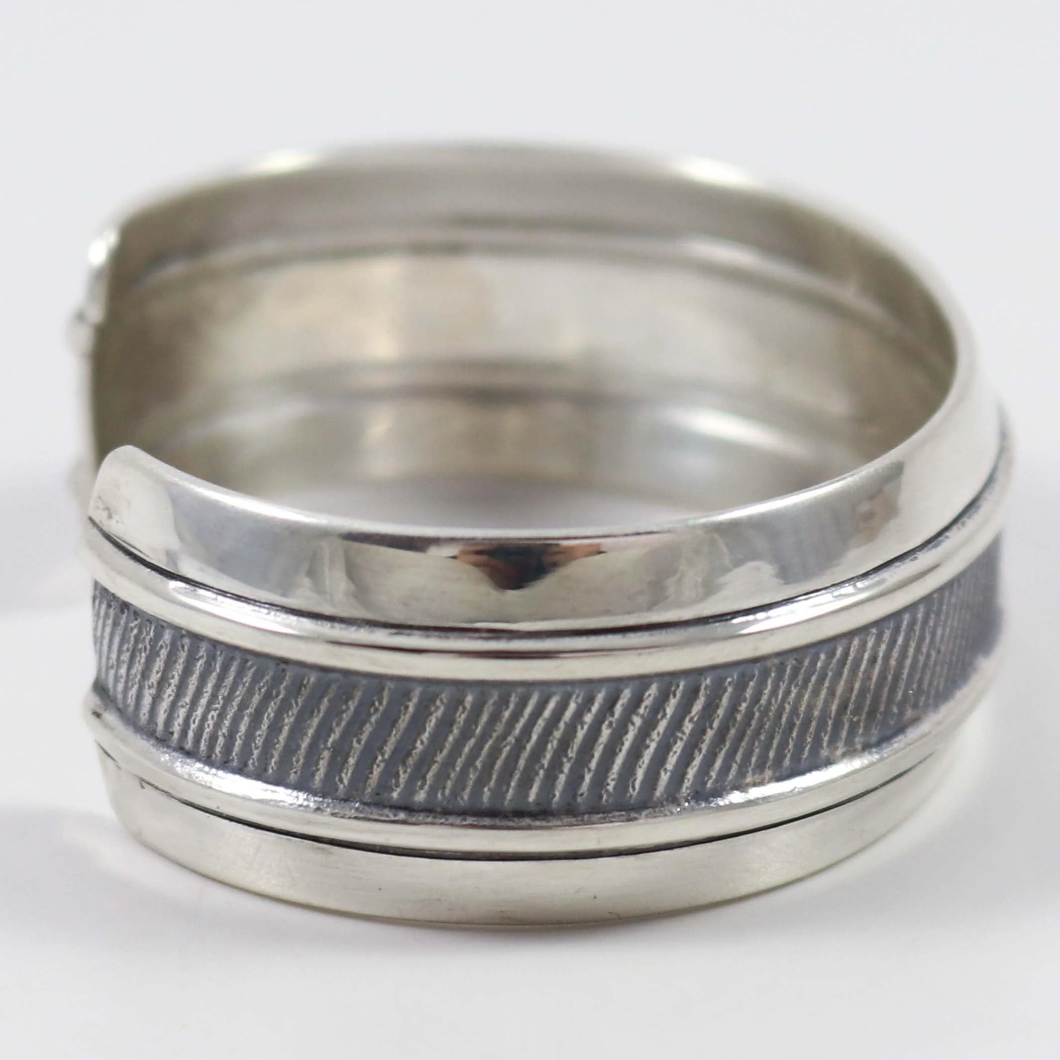 Textured Silver Cuff - Image 5