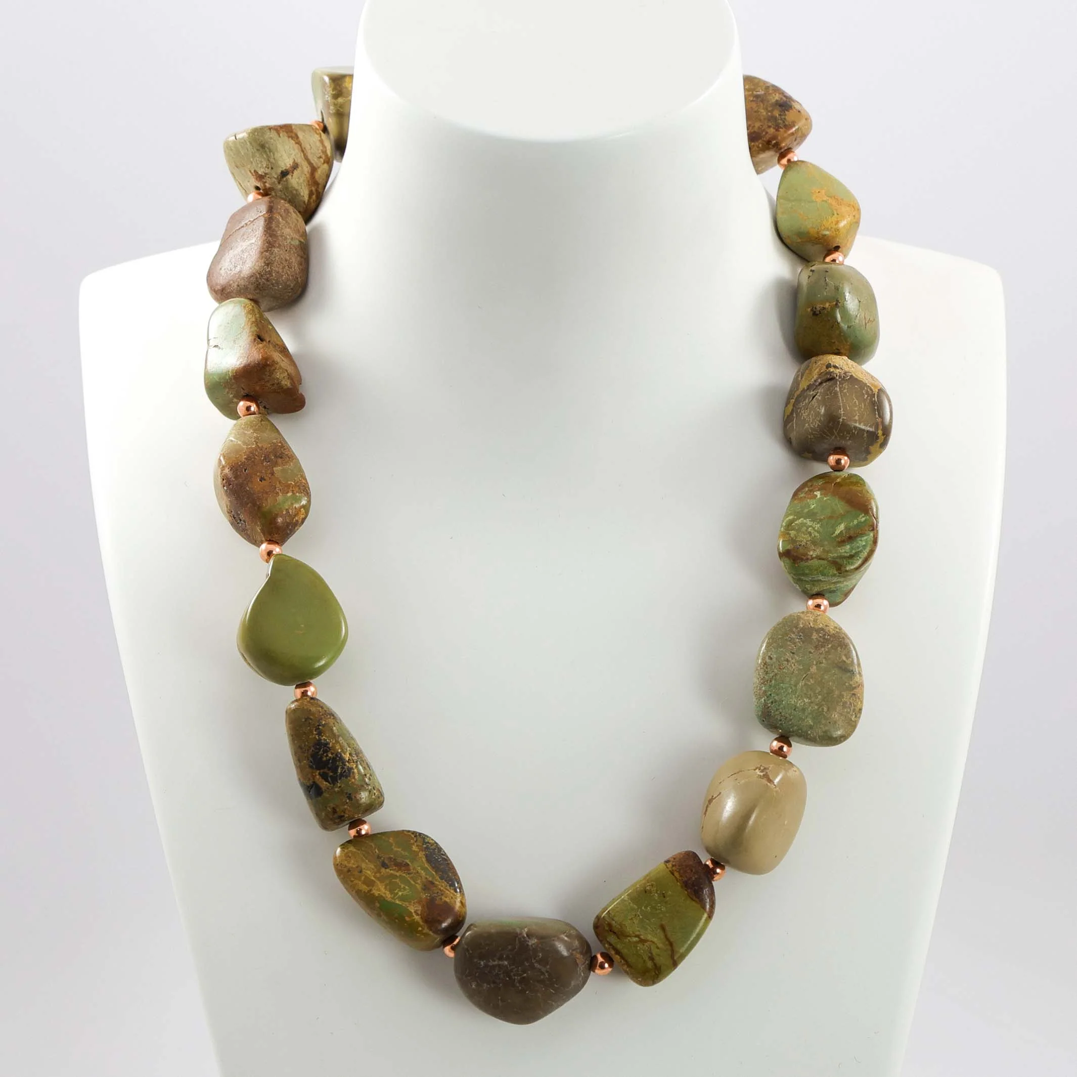 Turquoise and Copper Necklace