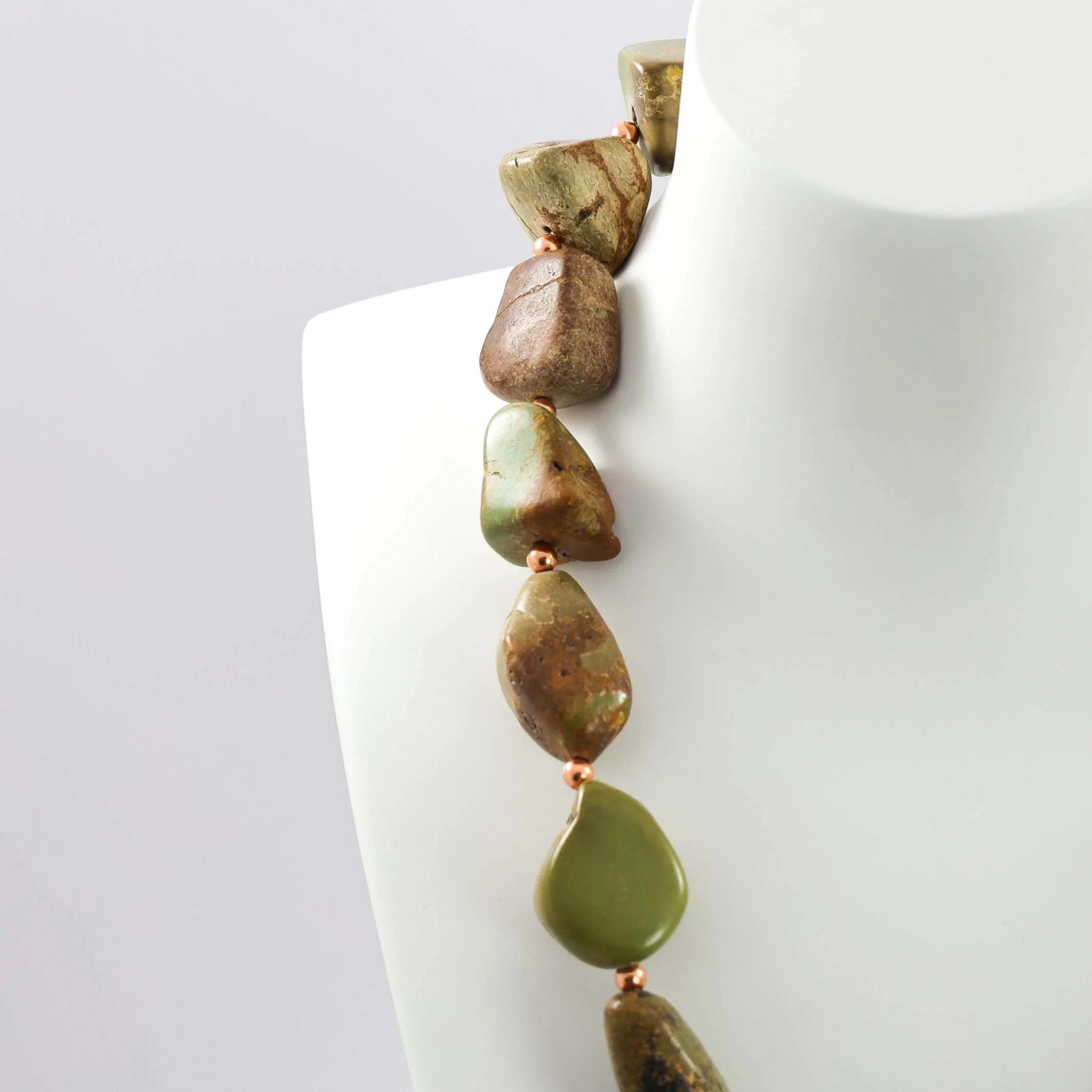 Turquoise and Copper Necklace - Image 3