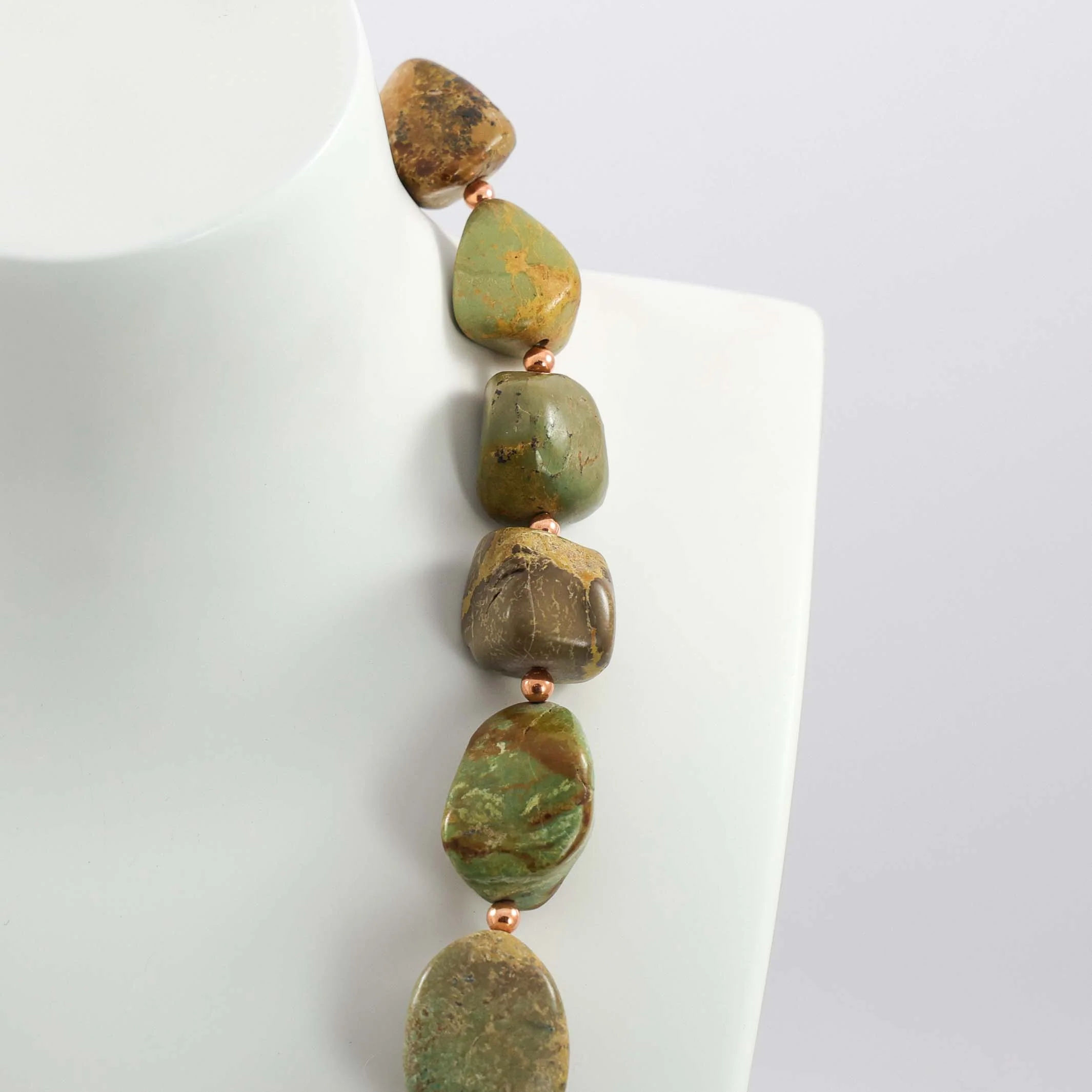 Turquoise and Copper Necklace - Image 4