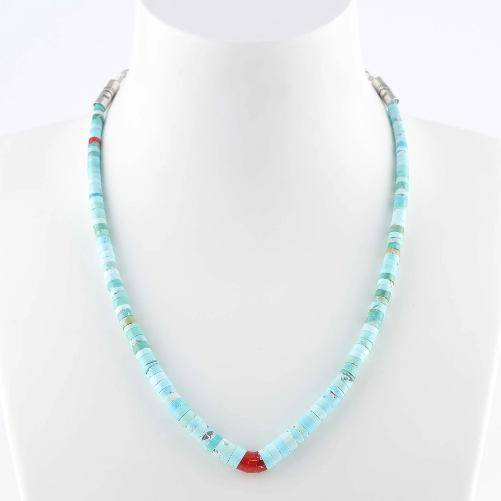 Turquoise and Coral Necklace