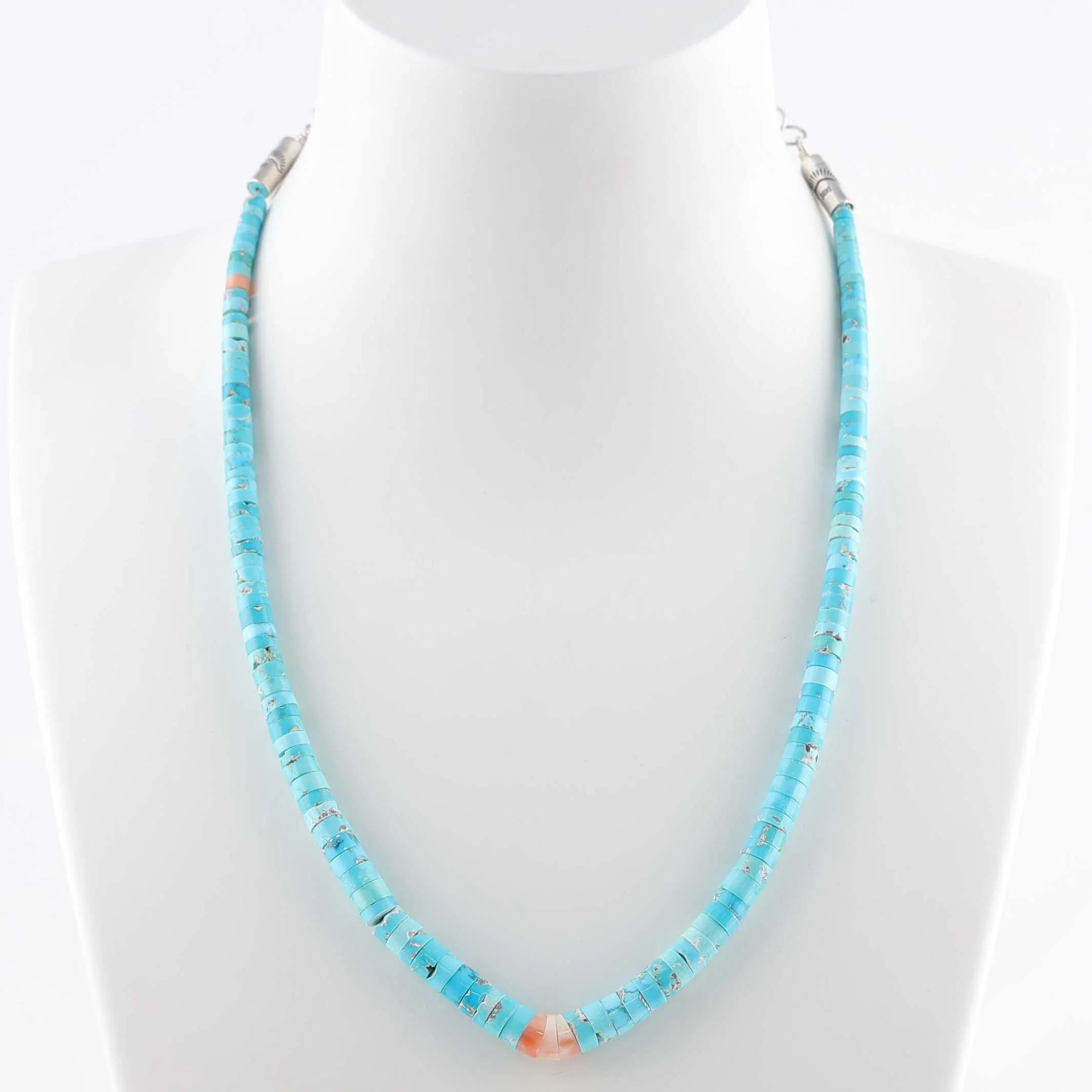 Turquoise and Coral Necklace