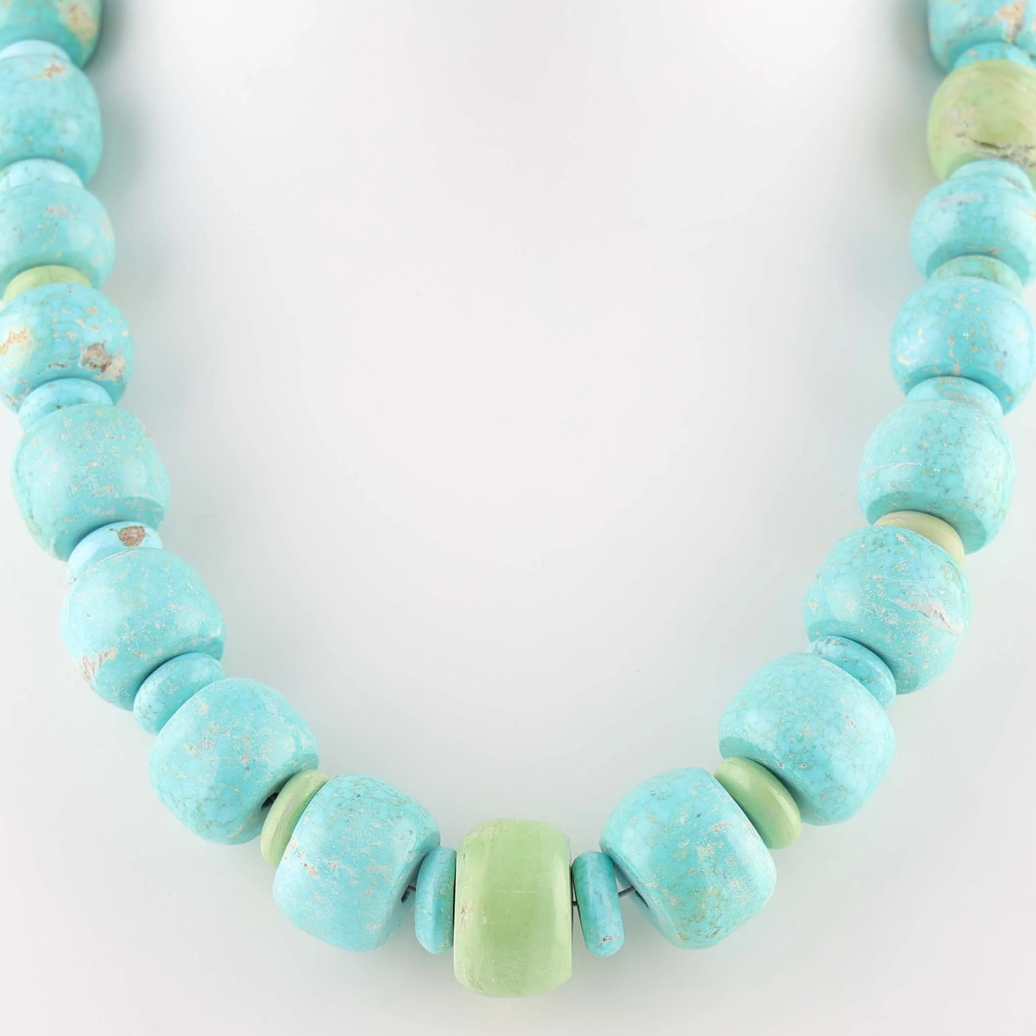 Turquoise and Gaspeite Necklace - Image 2