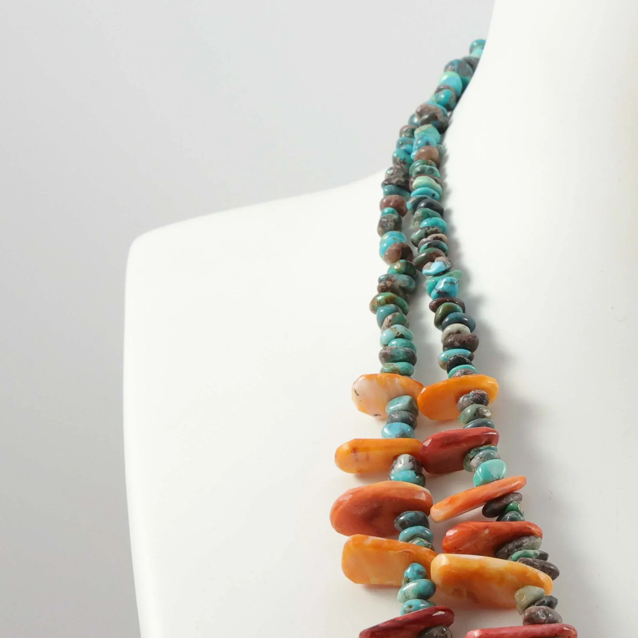 Turquoise and Spiny Oyster Necklace - Image 3