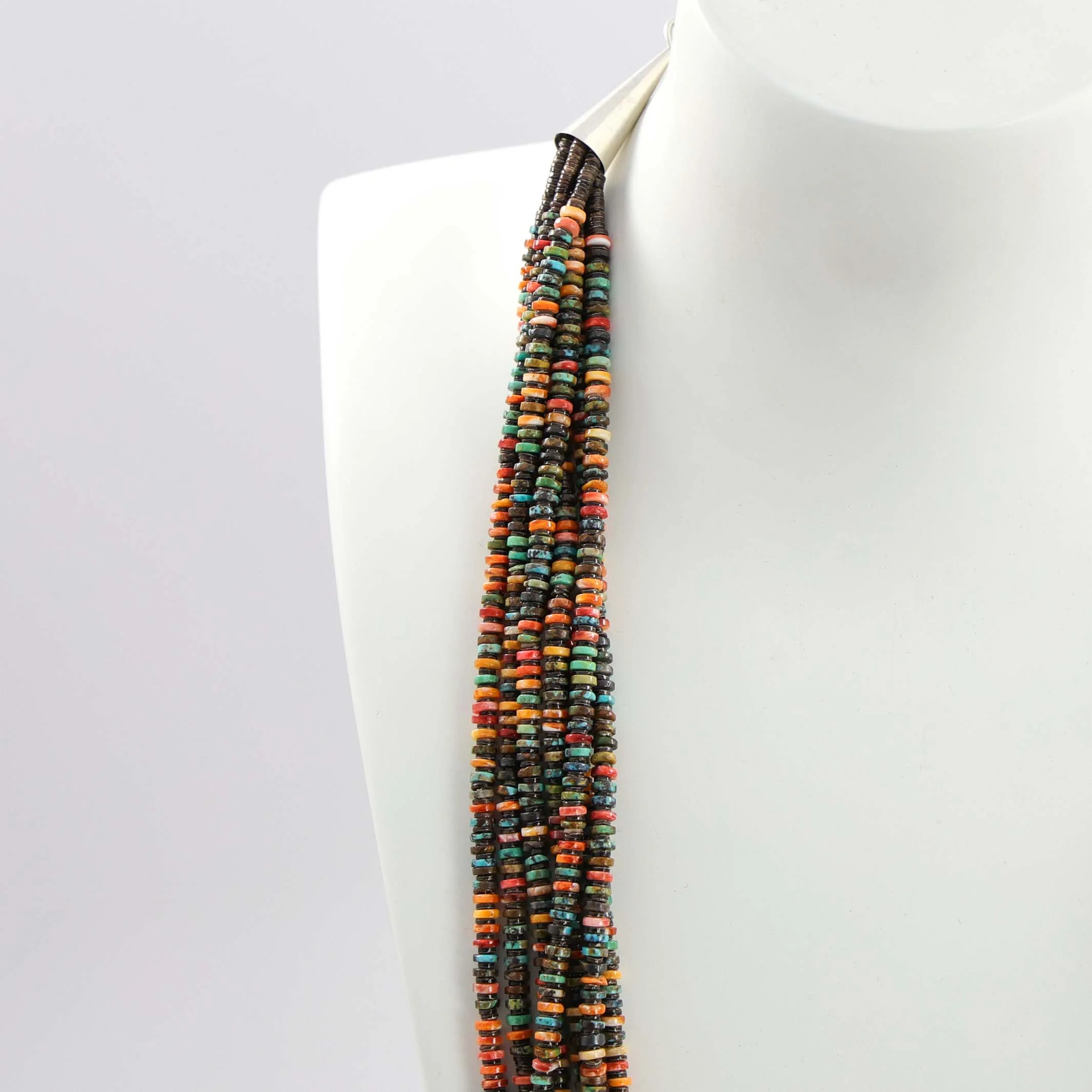 Turquoise and Spiny Oyster Necklace - Image 3
