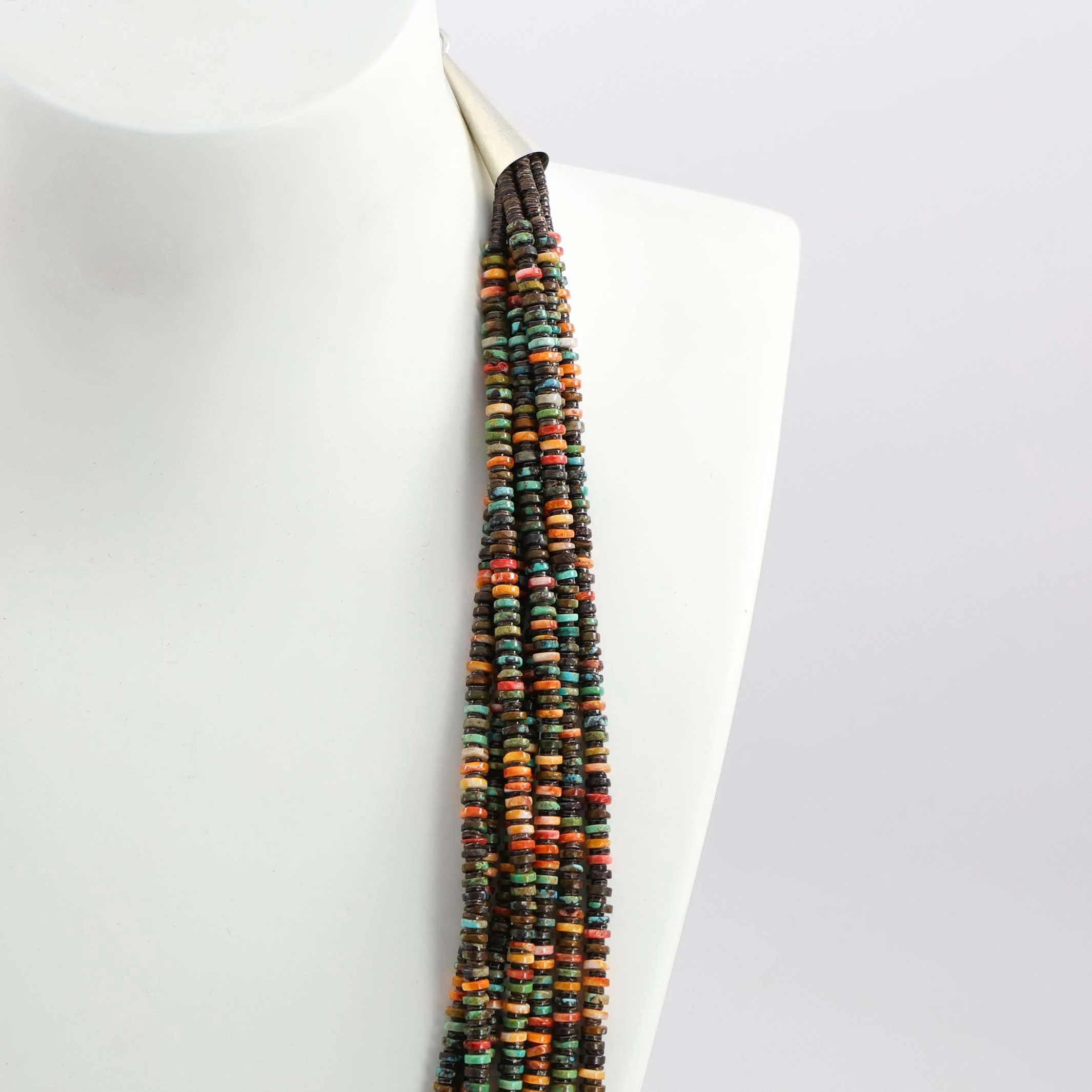 Turquoise and Spiny Oyster Necklace - Image 4
