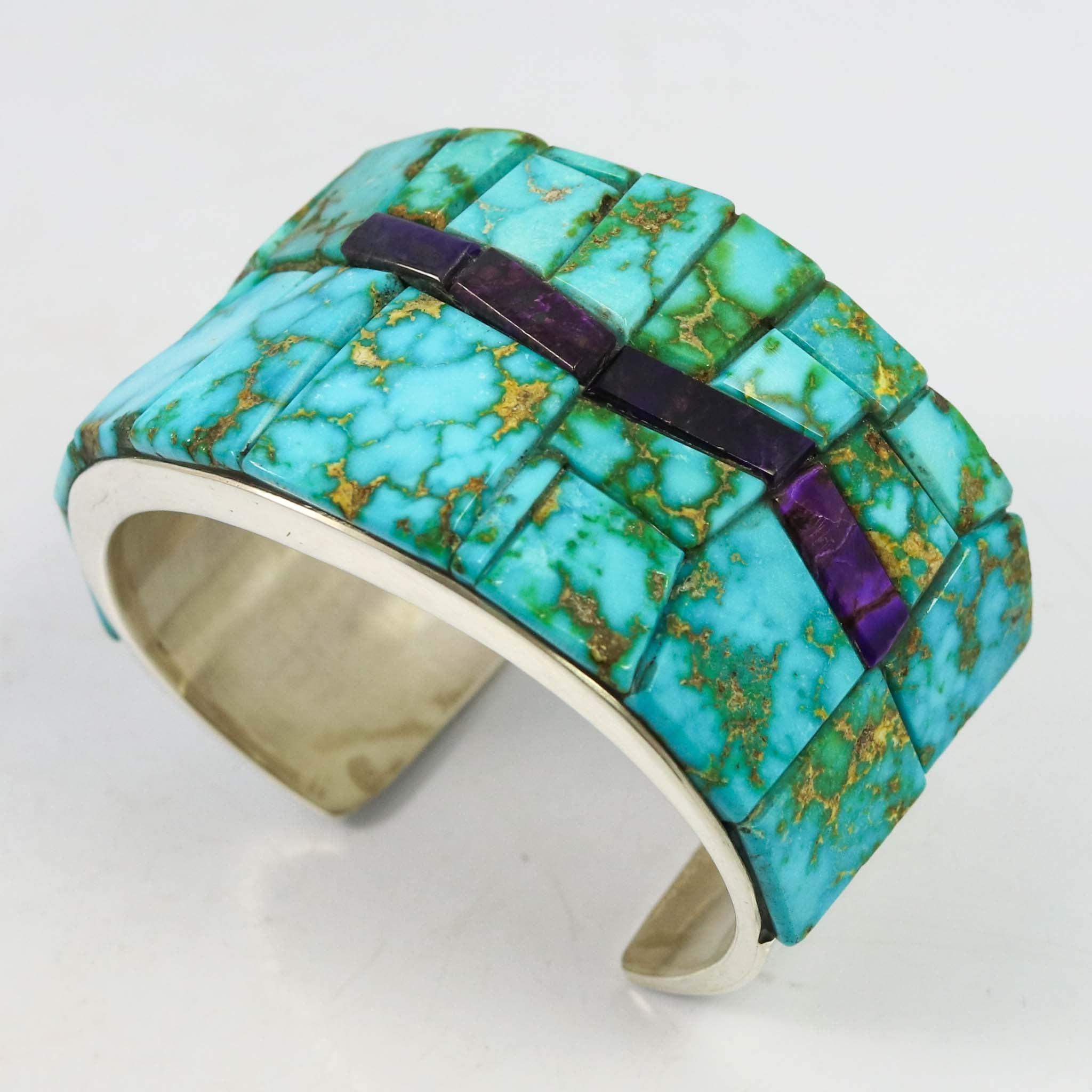 Turquoise and Sugilite Cuff - Image 3