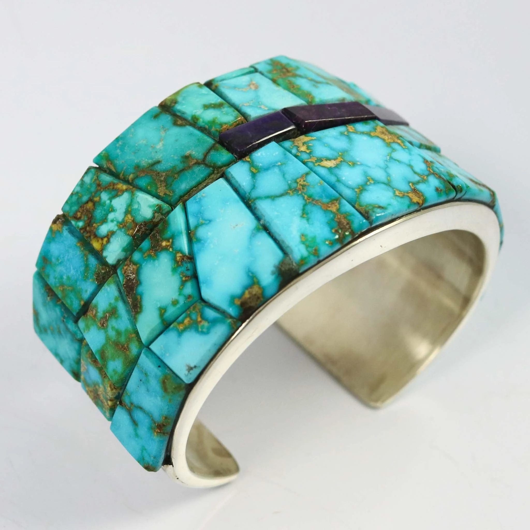 Turquoise and Sugilite Cuff - Image 4